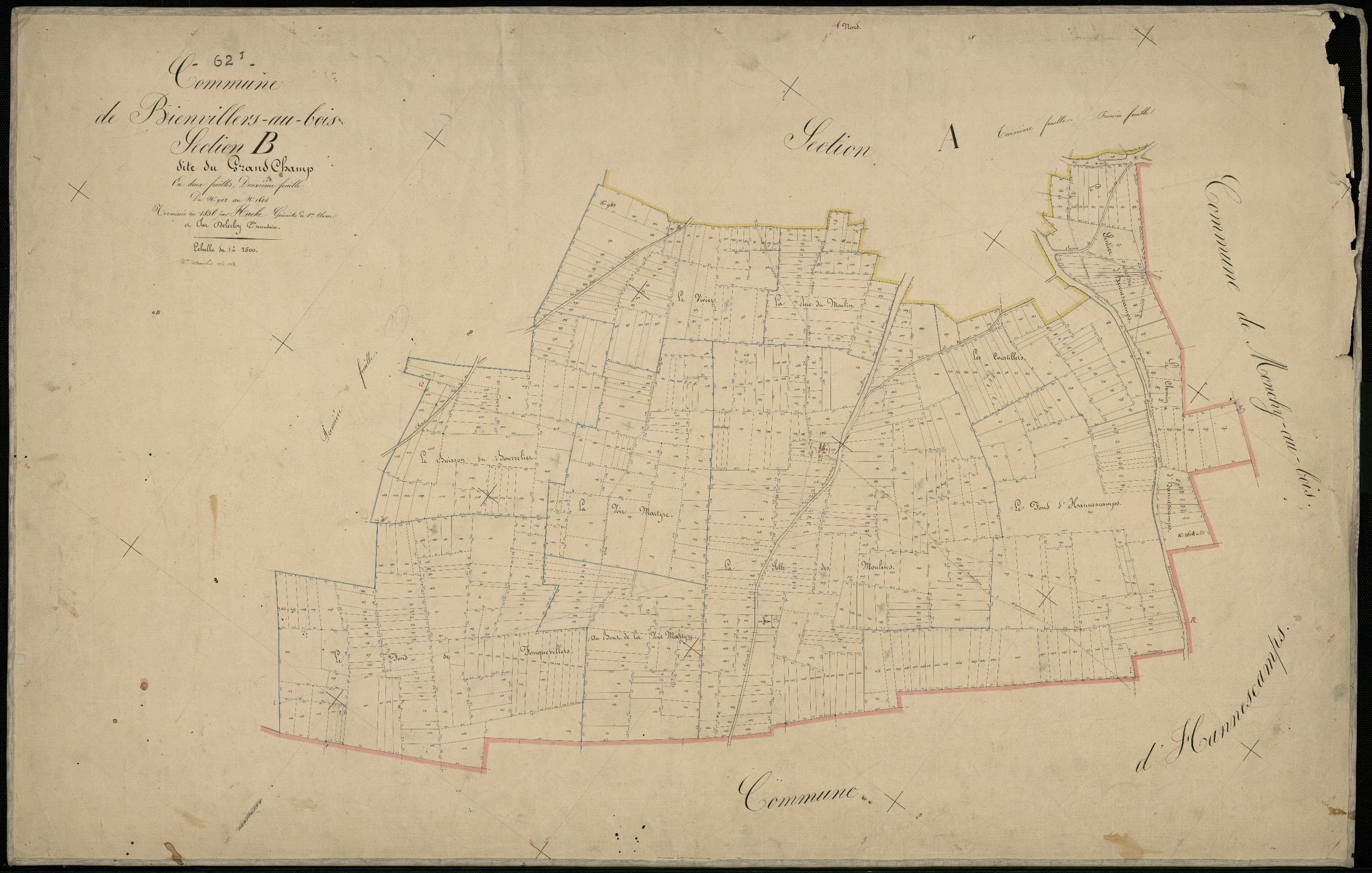 Villers-au-Bois - Section B, 2e feuille