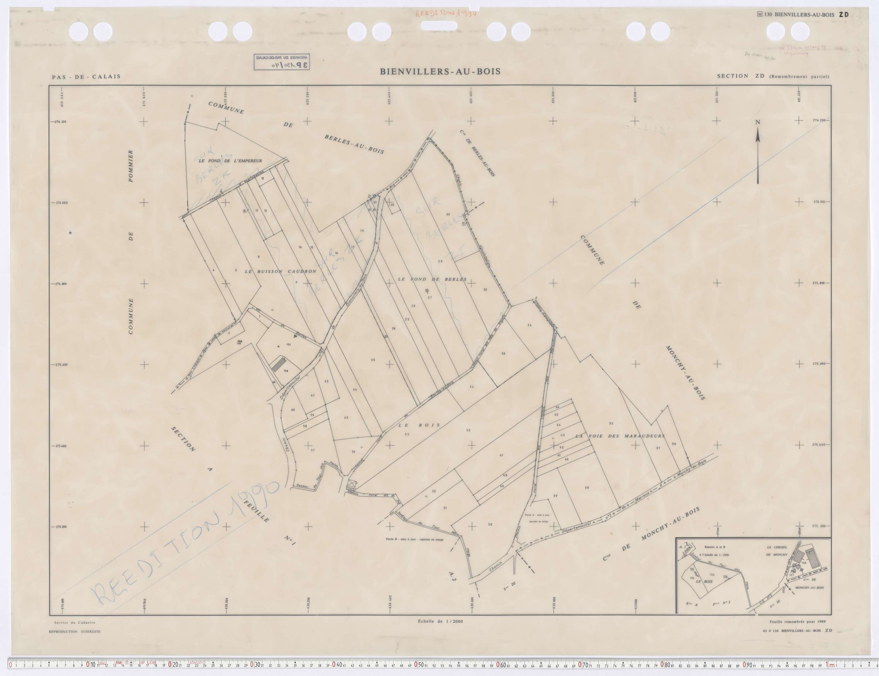 Villers-au-Bois - Section ZD.