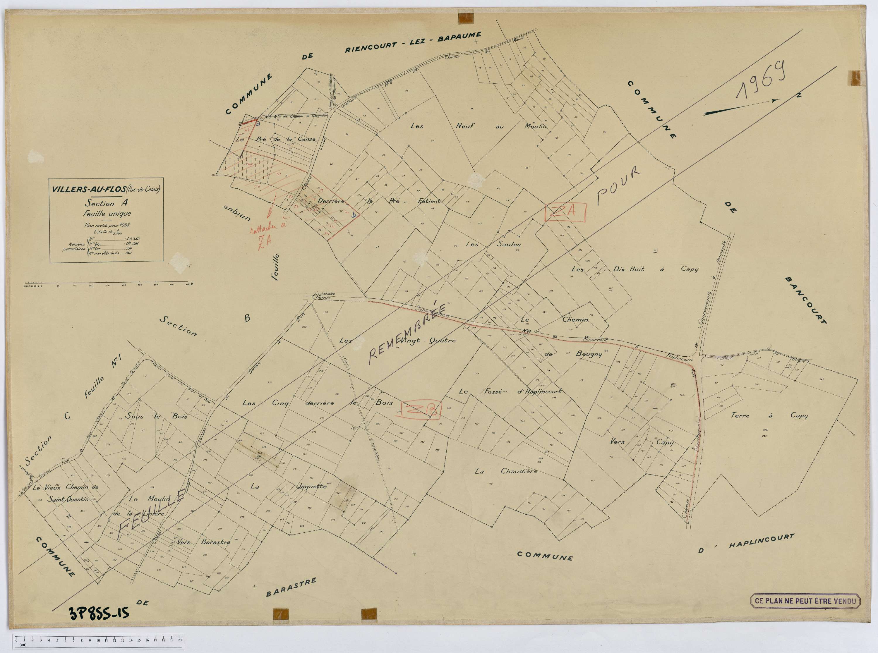 Villers-au-Flos - Section A.