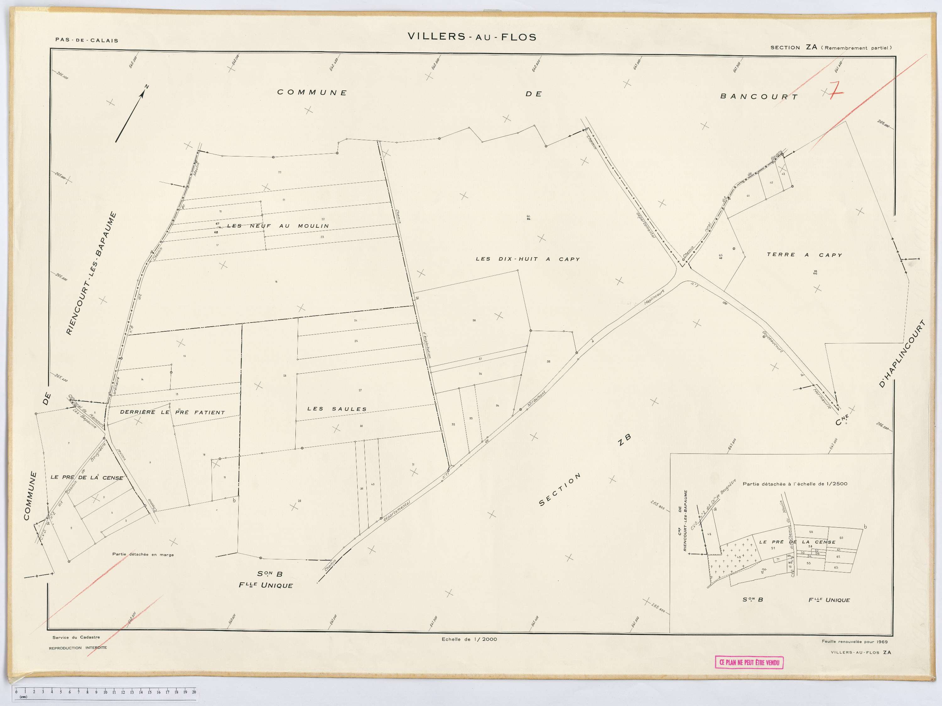 Villers-au-Flos - Section ZA.