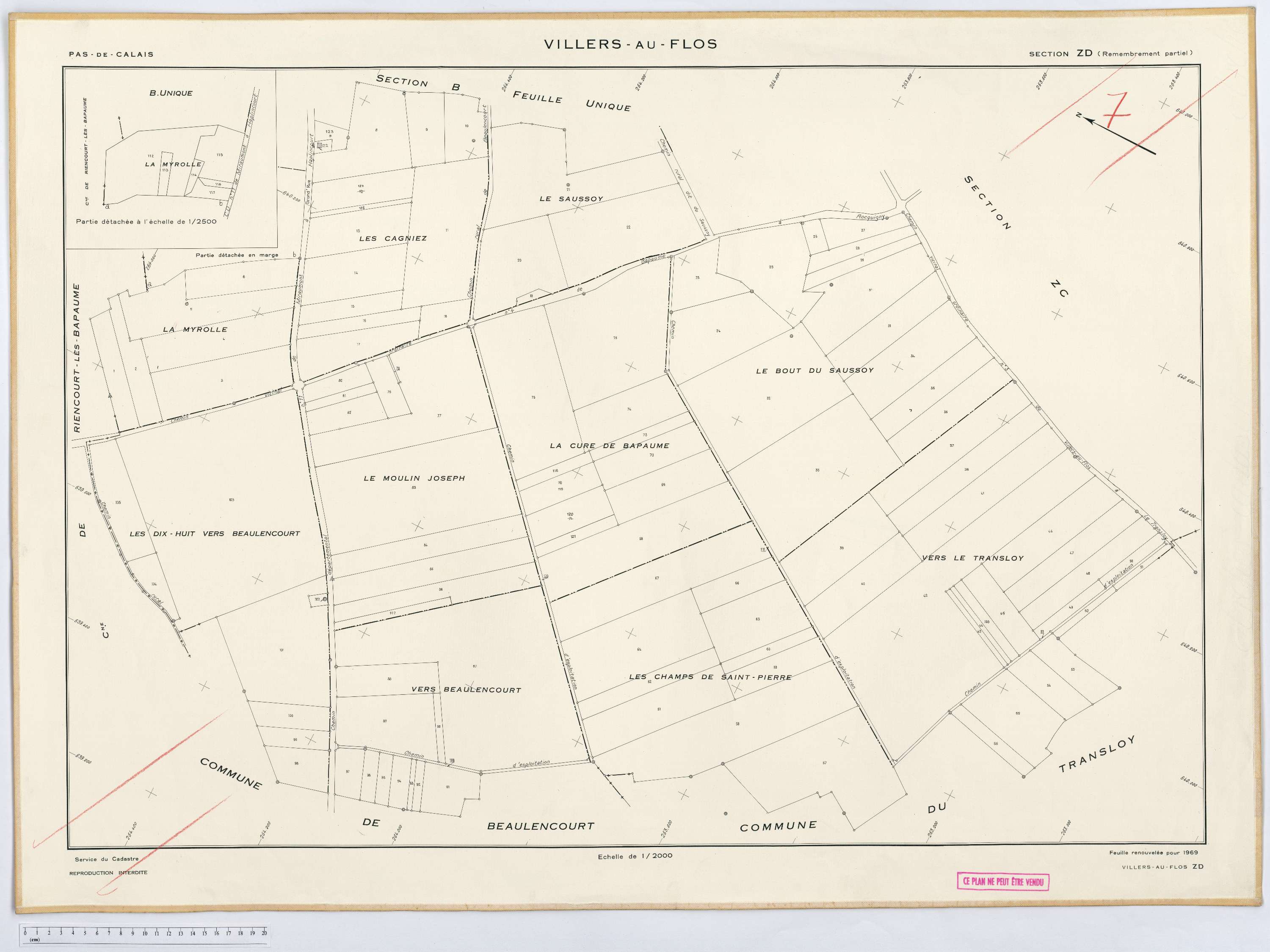 Villers-au-Flos - Section ZD.