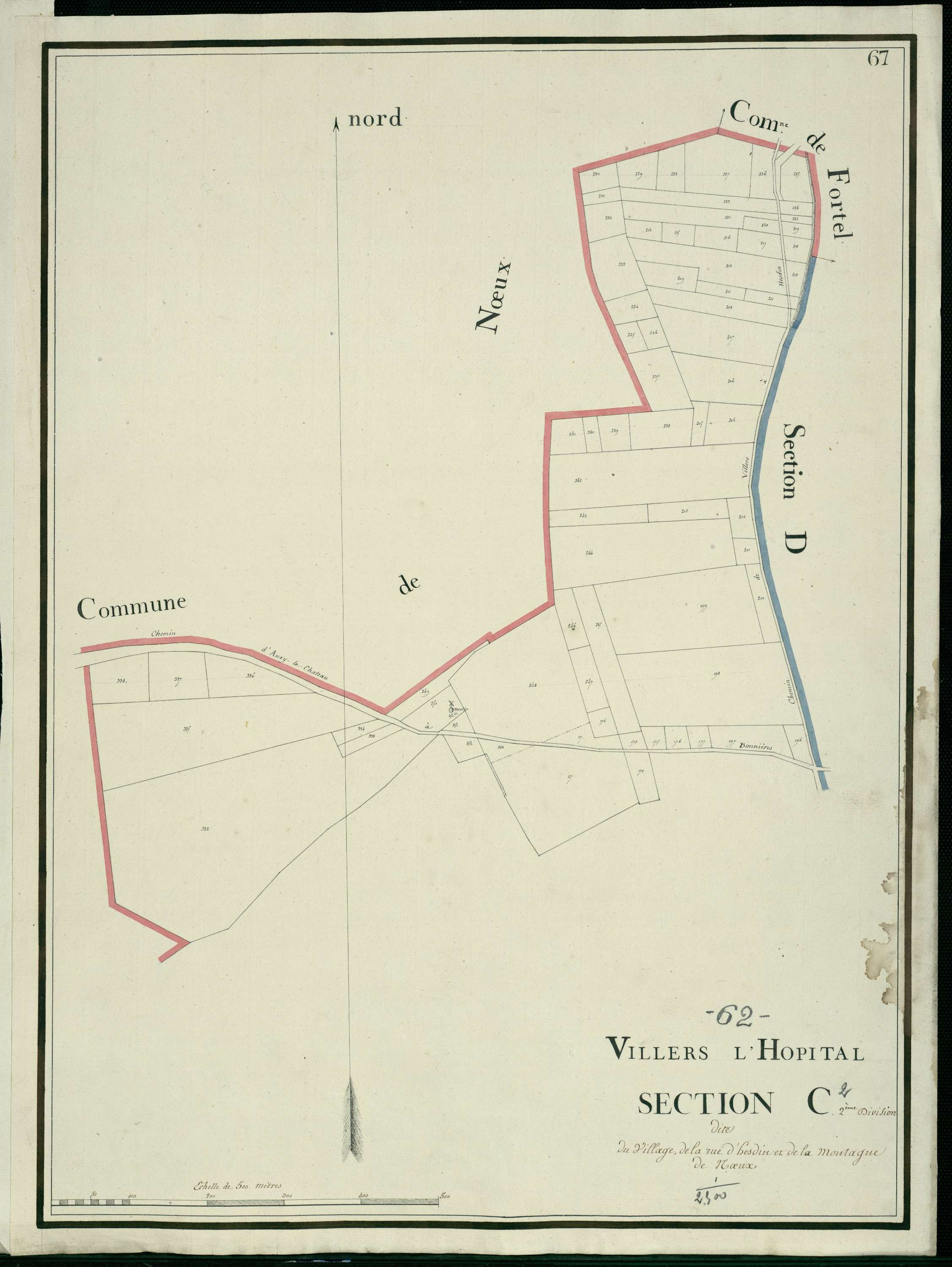 Villers-l'Hôpital - Section C, 2e feuille