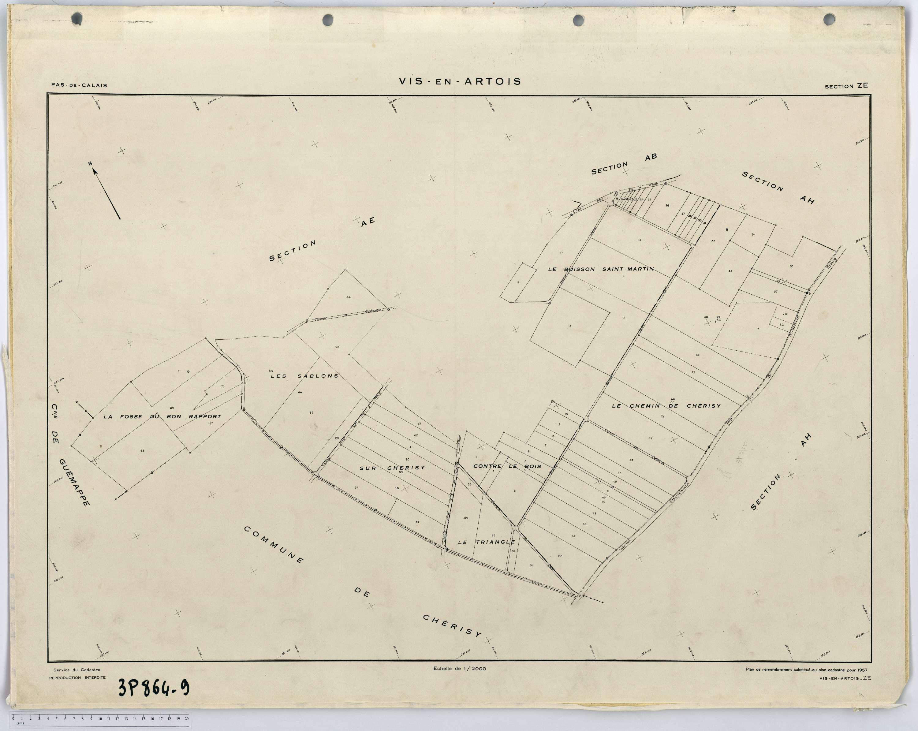 Vis-en-Artois - Section ZE.