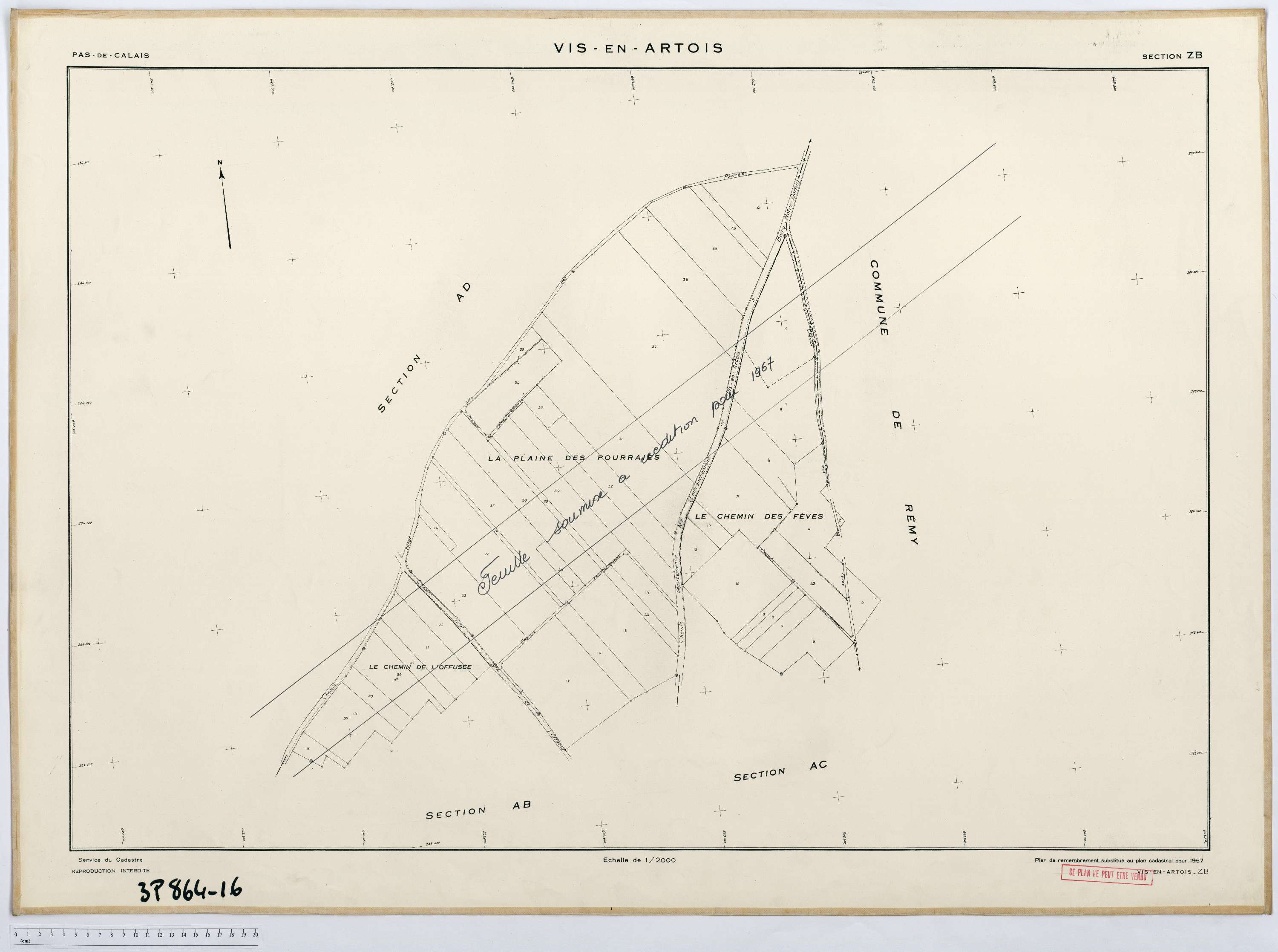 Vis-en-Artois - Section ZB.