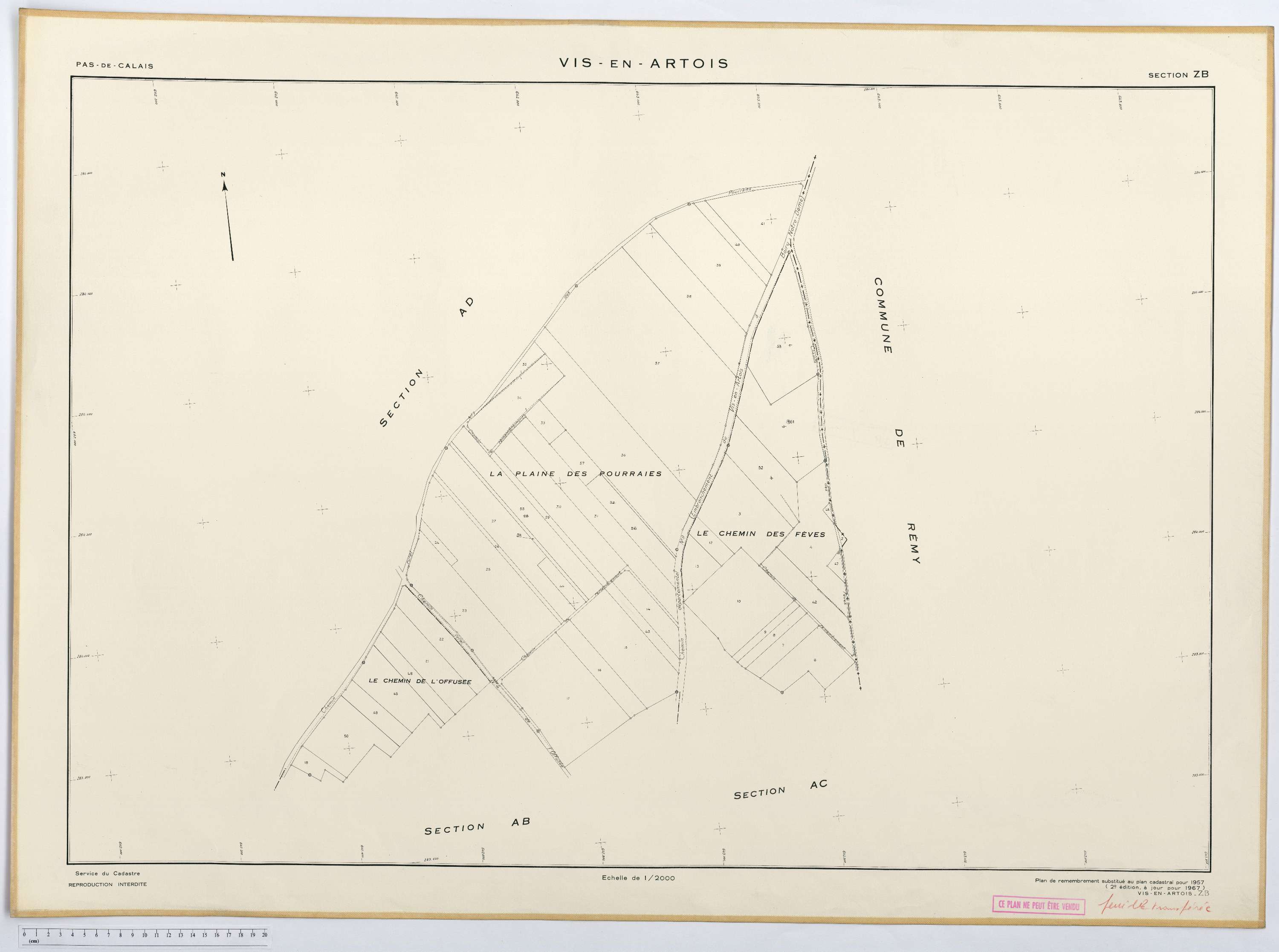 Vis-en-Artois - Section ZB.