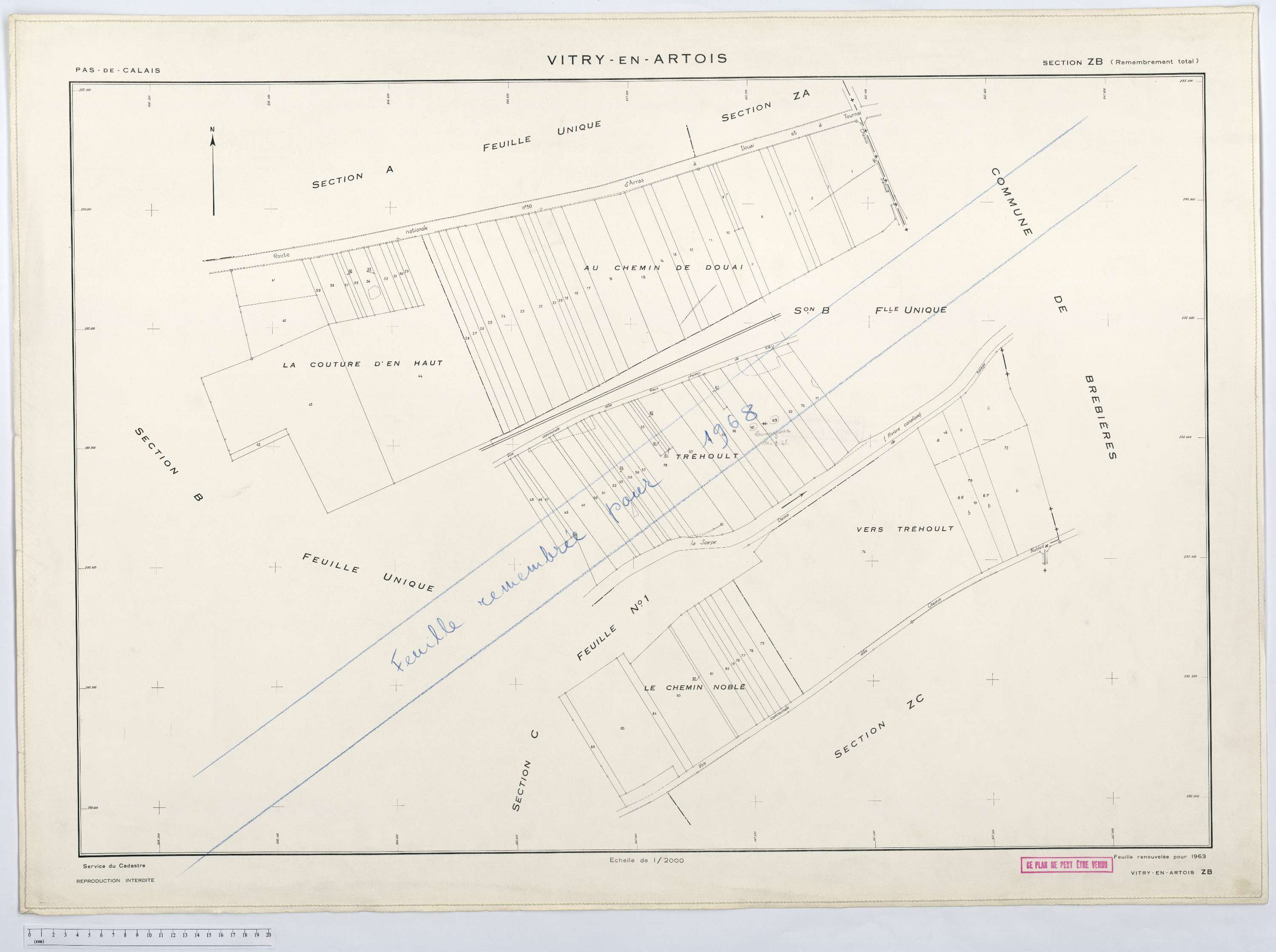 Vitry-en-Artois - Section ZB.