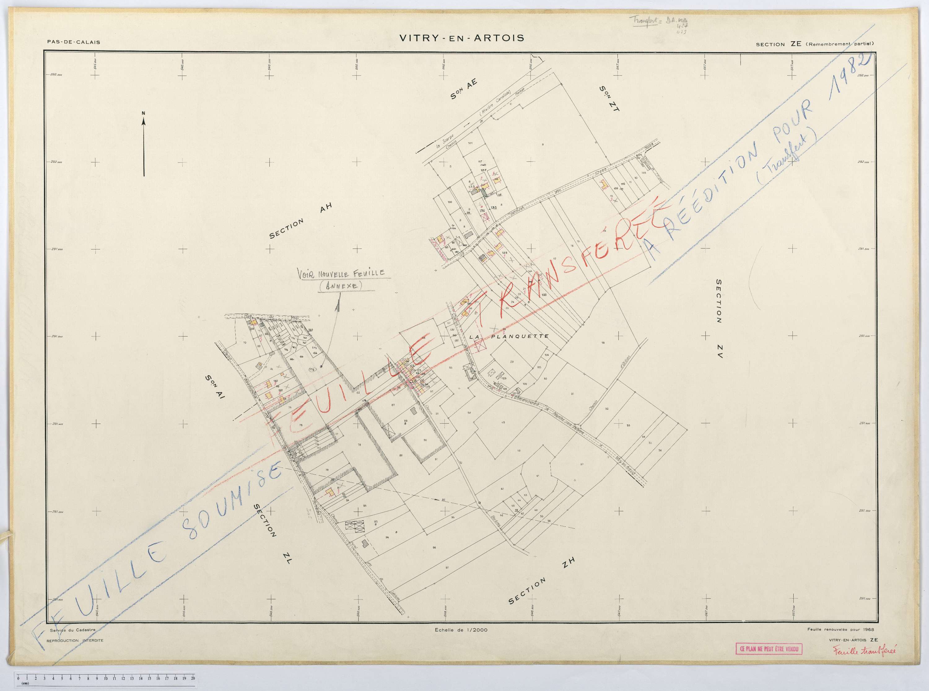 Vitry-en-Artois - Section ZE.