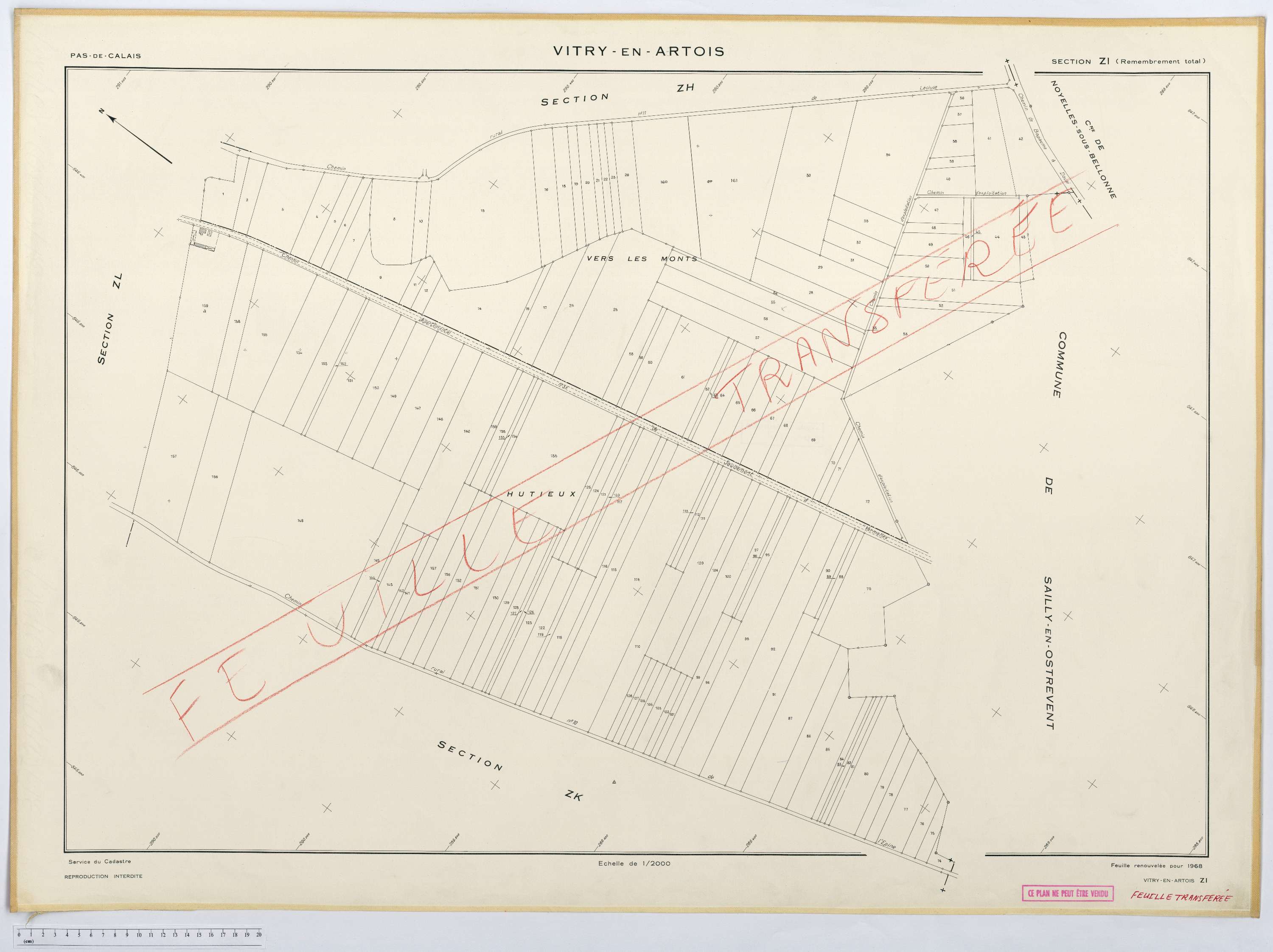 Vitry-en-Artois - Section ZI.