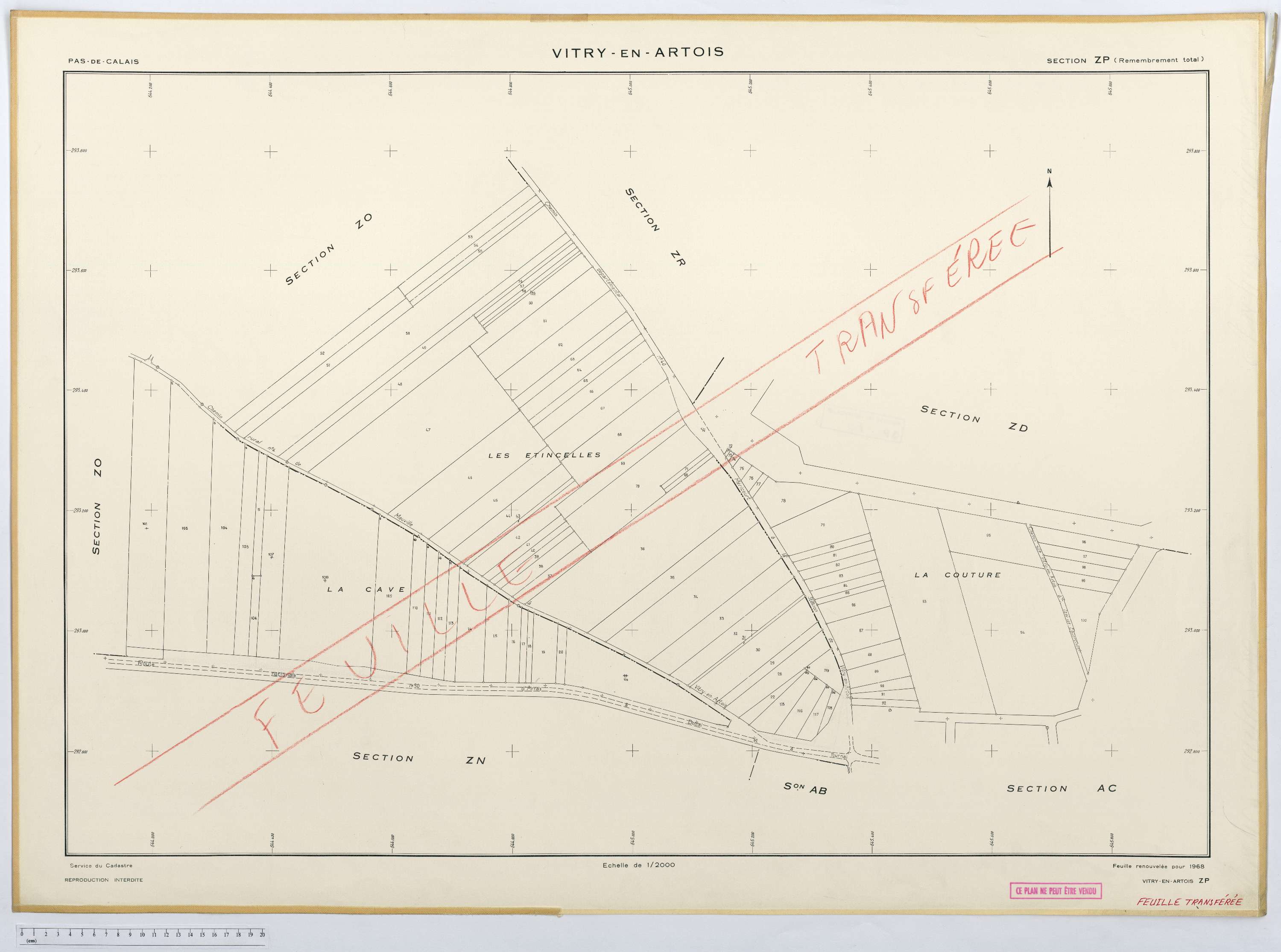 Vitry-en-Artois - Section ZP.