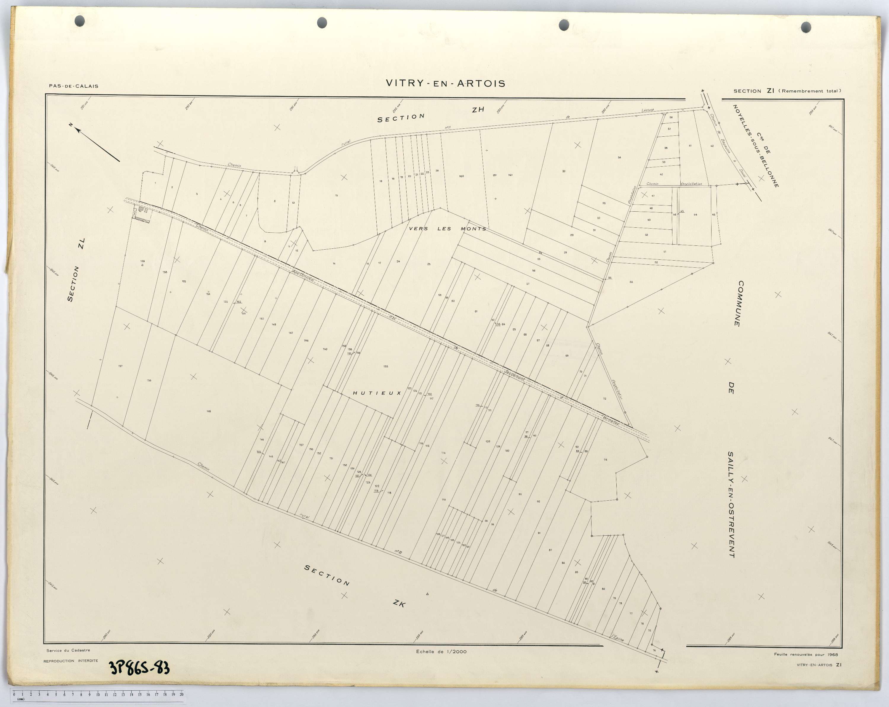 Vitry-en-Artois - Section ZI.