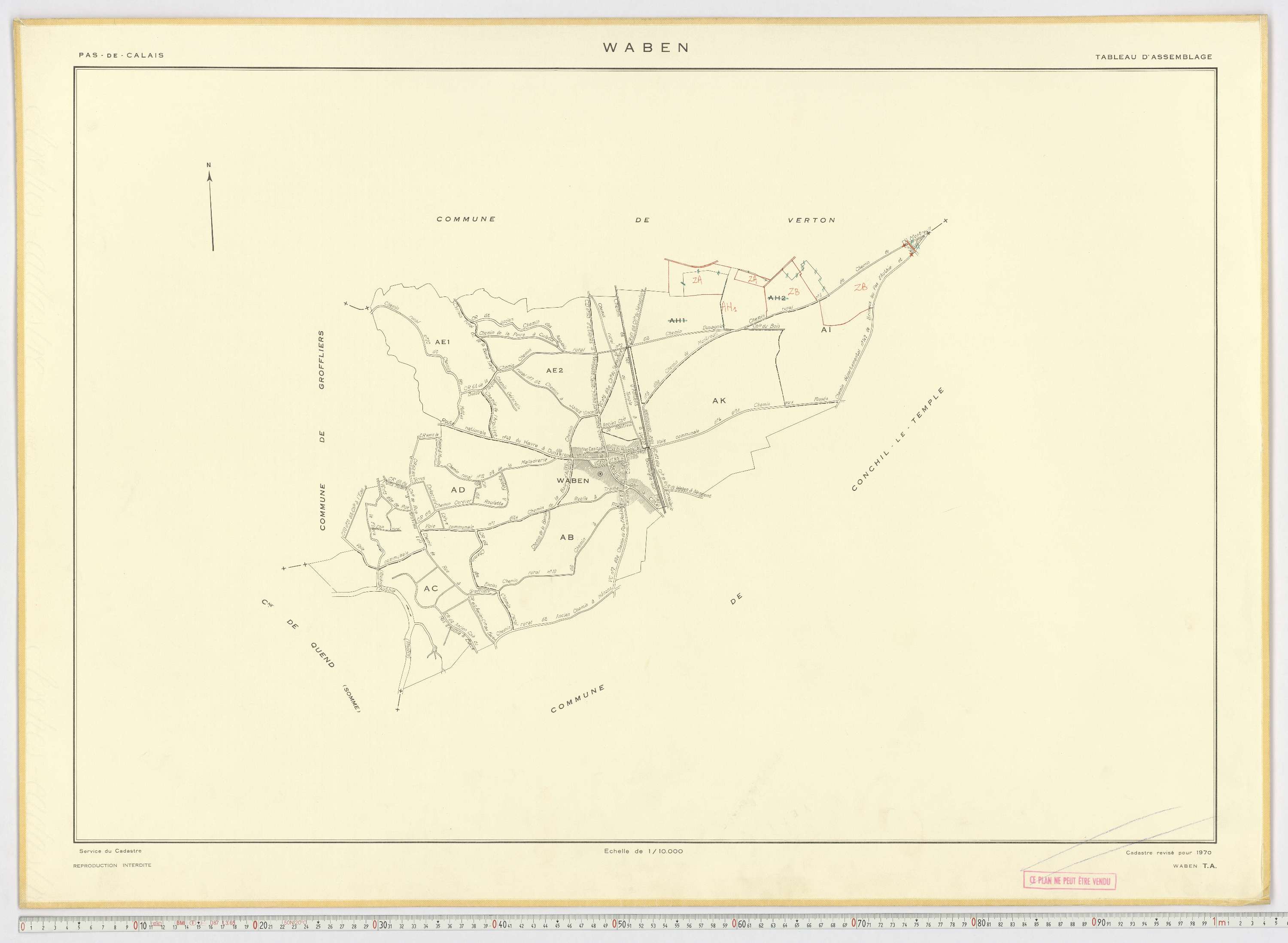 Waben - Tableau d'assemblage.