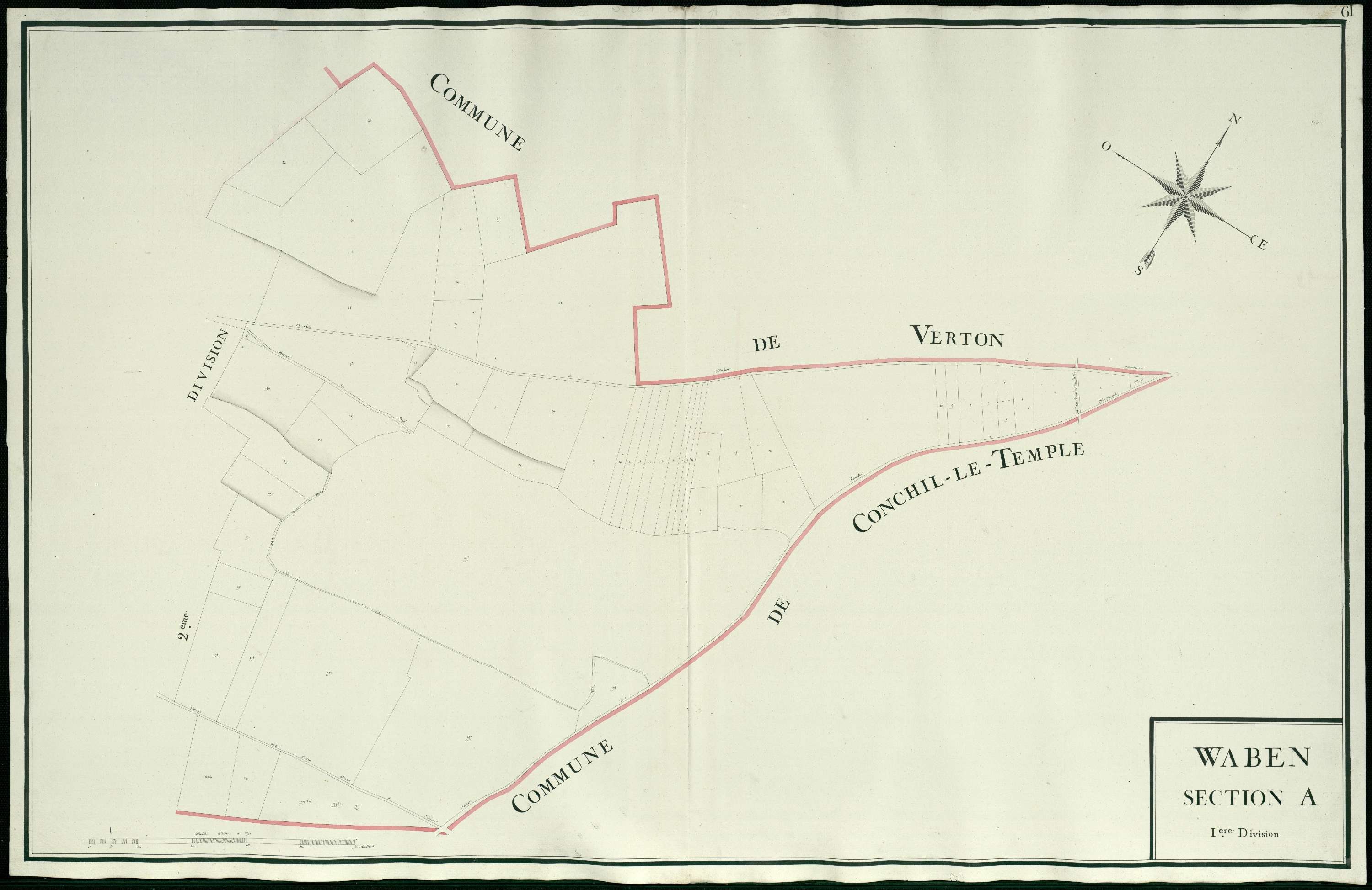 Waben - Section A, 1re feuille
