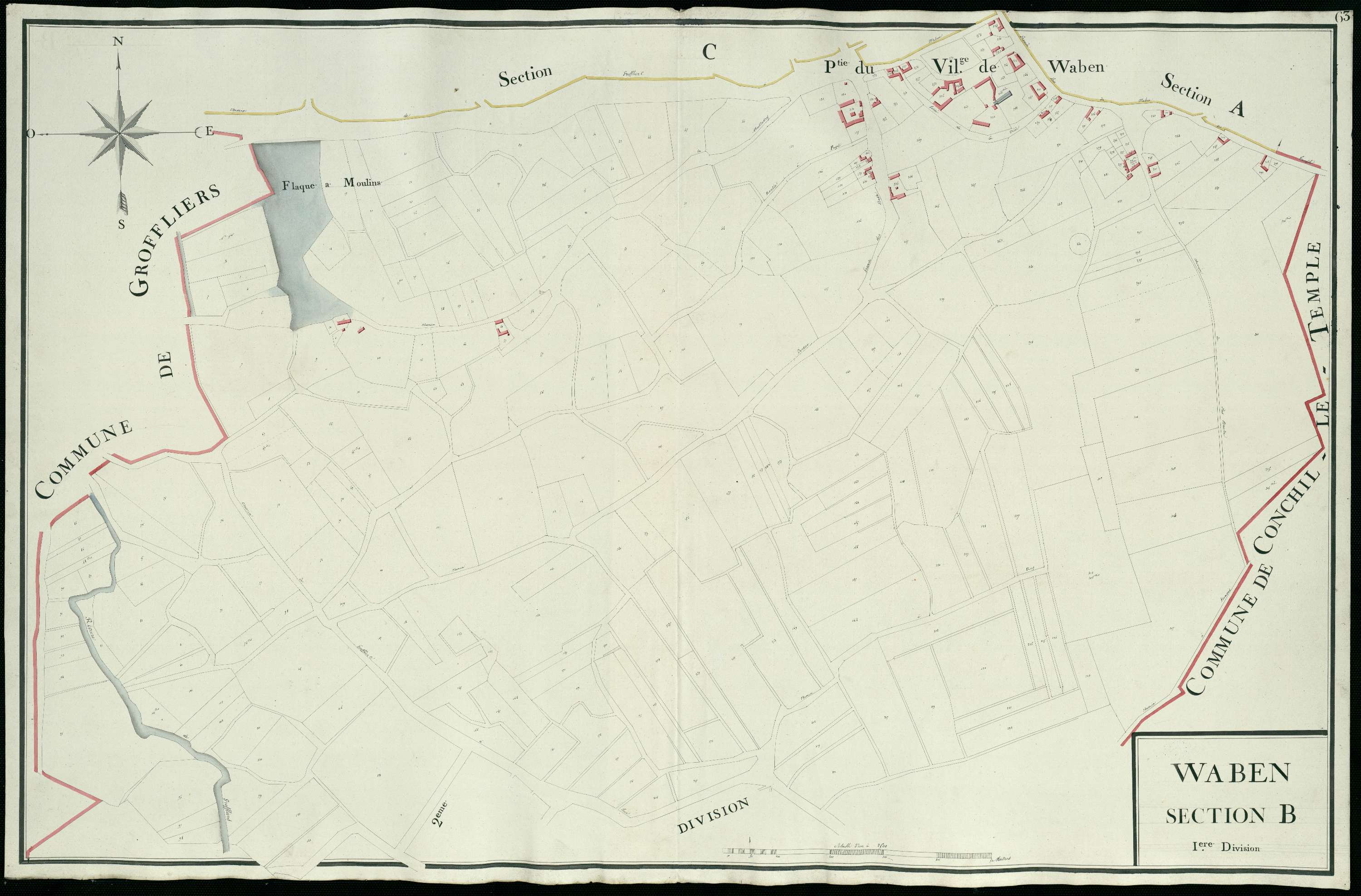Waben - Section B, 1re feuille