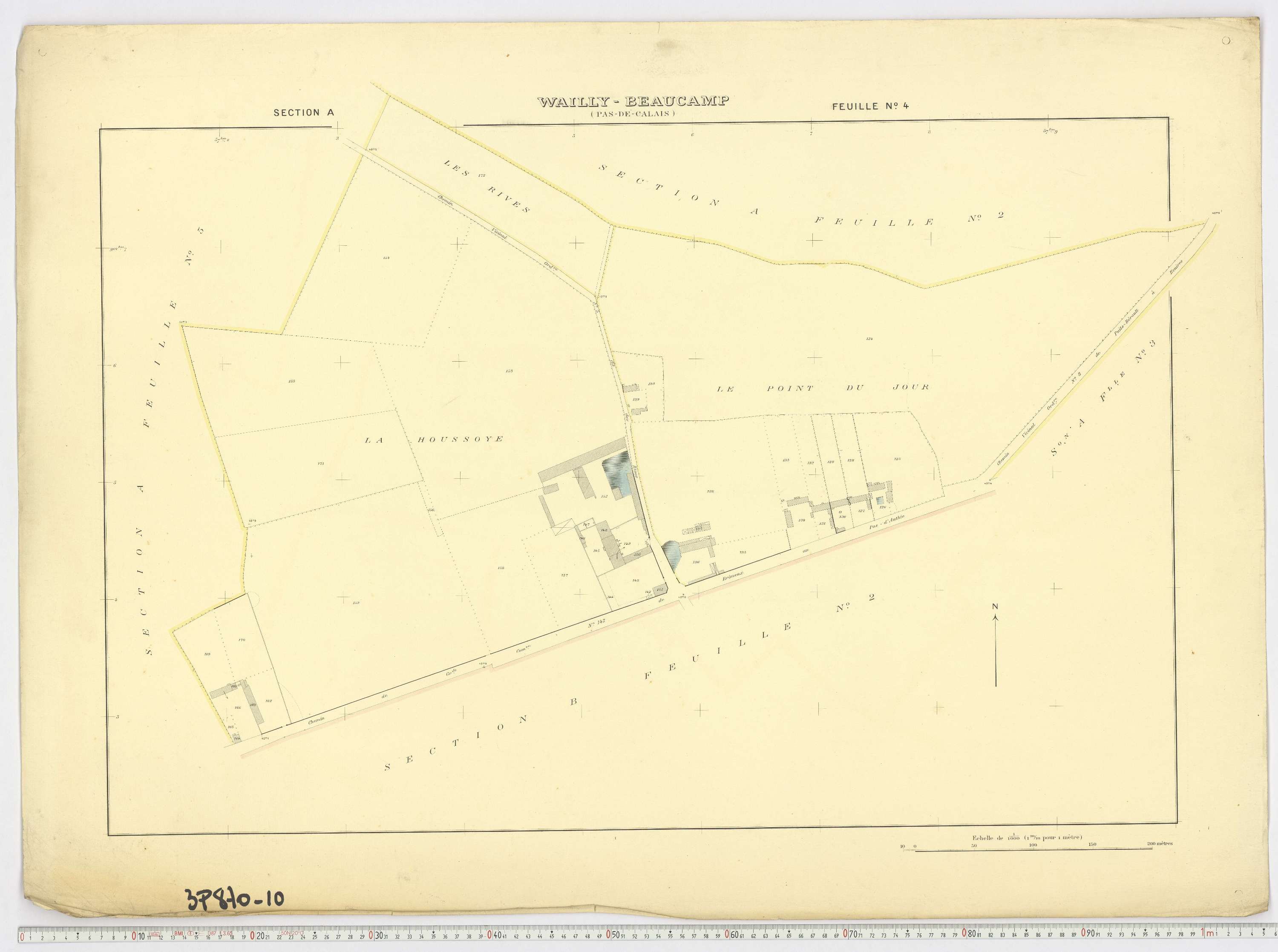 Wailly-Beaucamp - Section A, feuille 4.