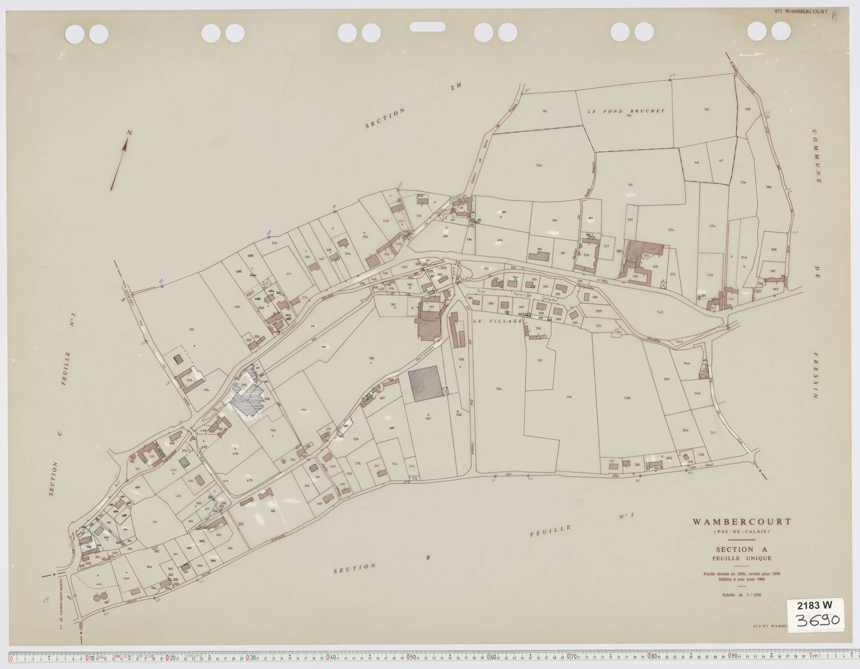 Wambercourt - Section A.