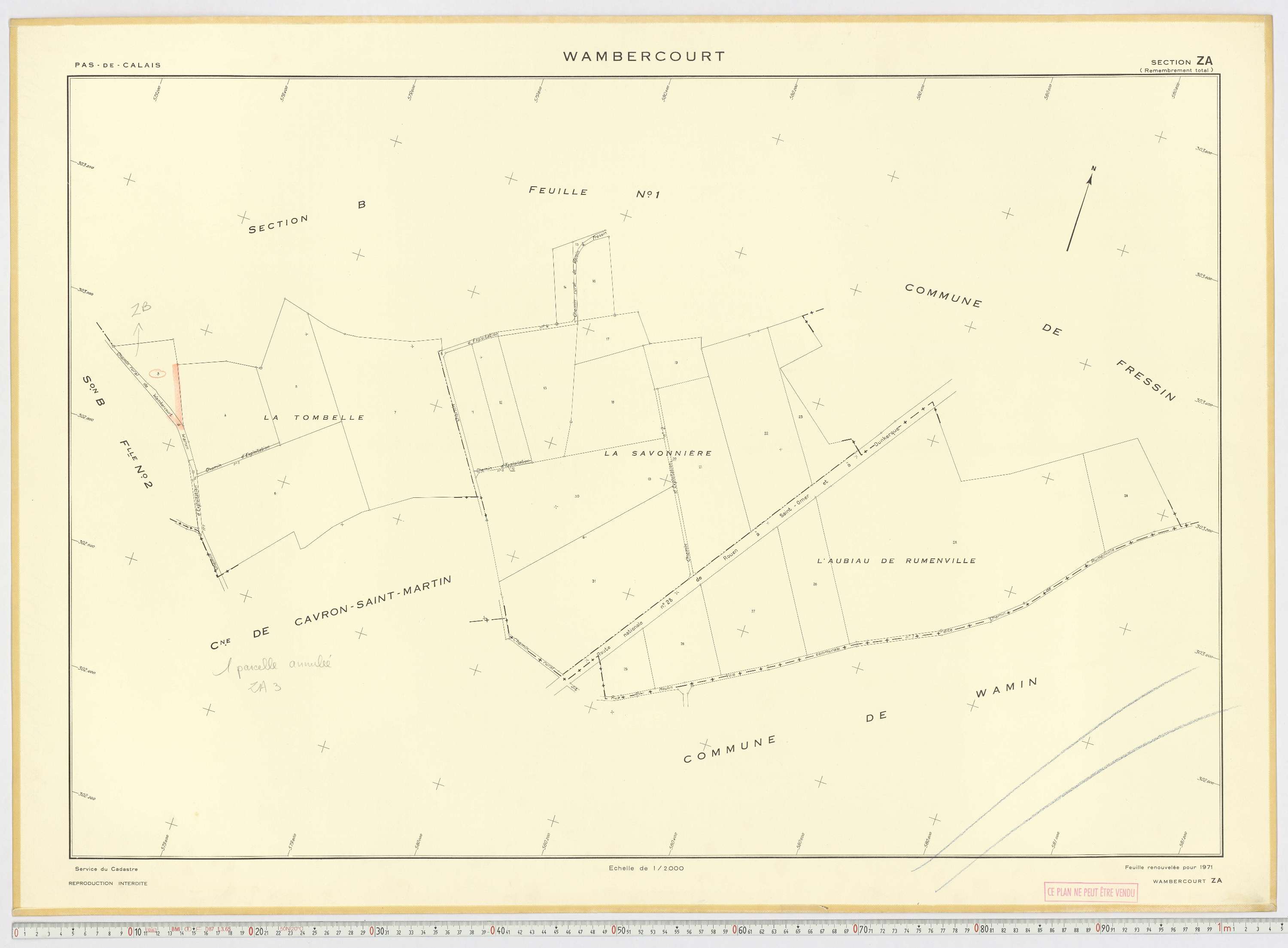 Wambercourt - Section ZA.