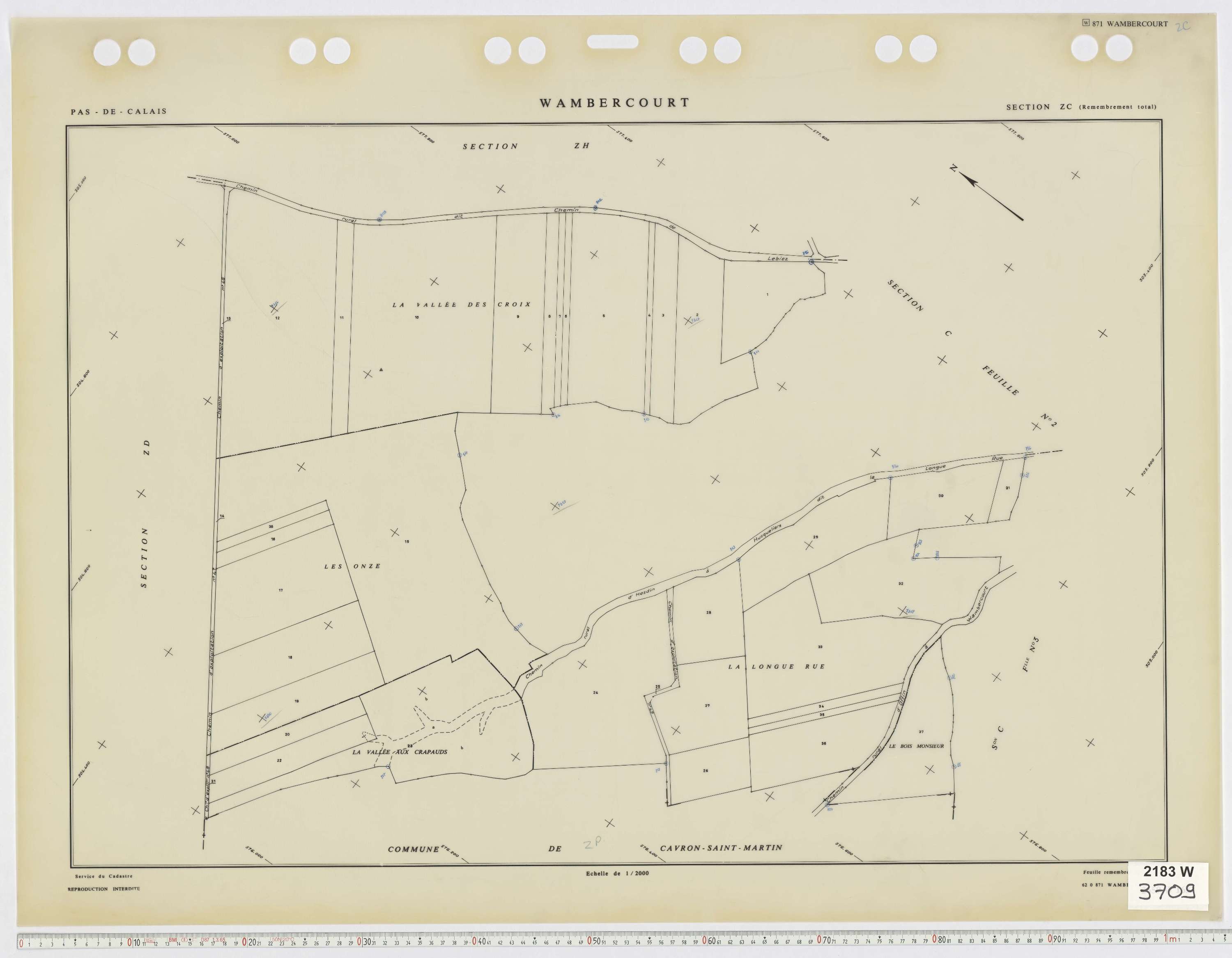 Wambercourt - Section ZC.