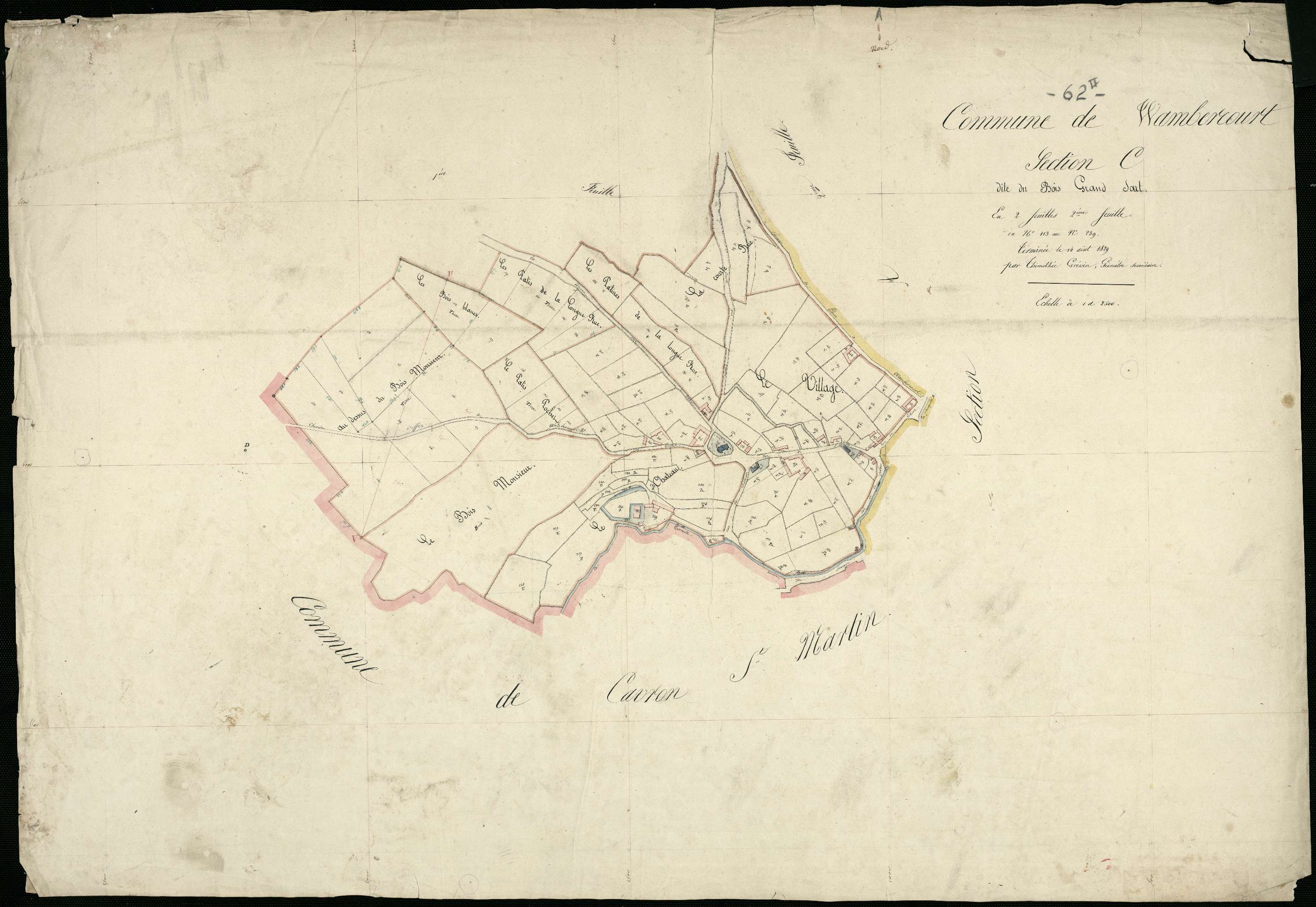 Wambercourt - Section C, 2e feuille
