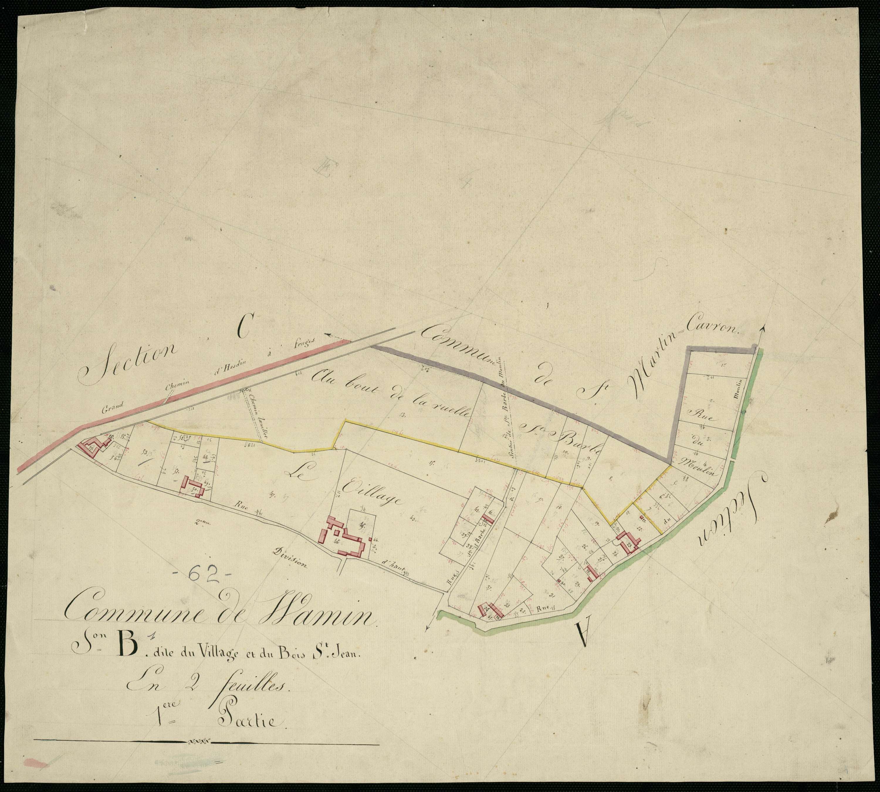 Wamin - Section B, 1re feuille