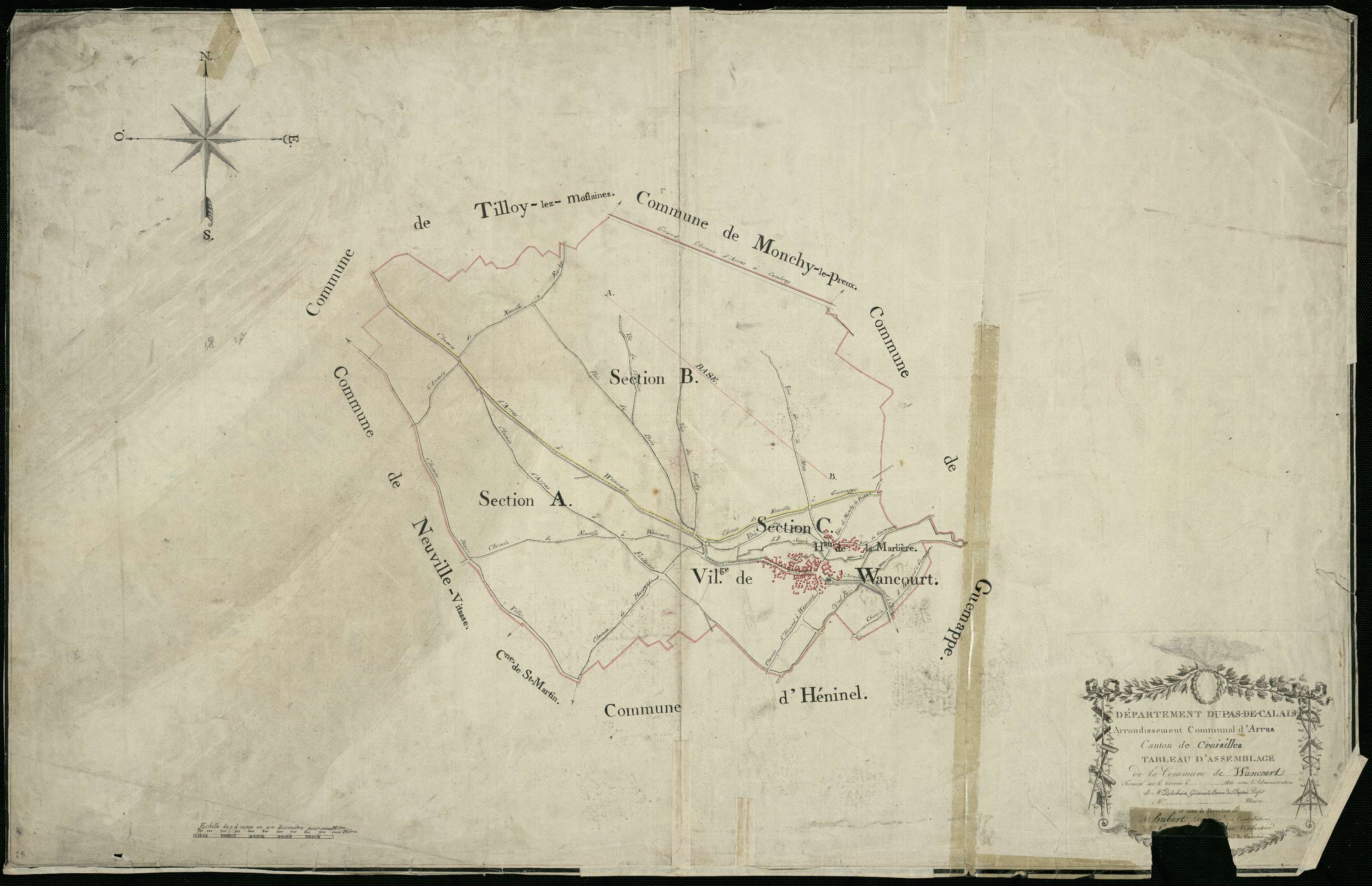 Wancourt - Tableau d'assemblage