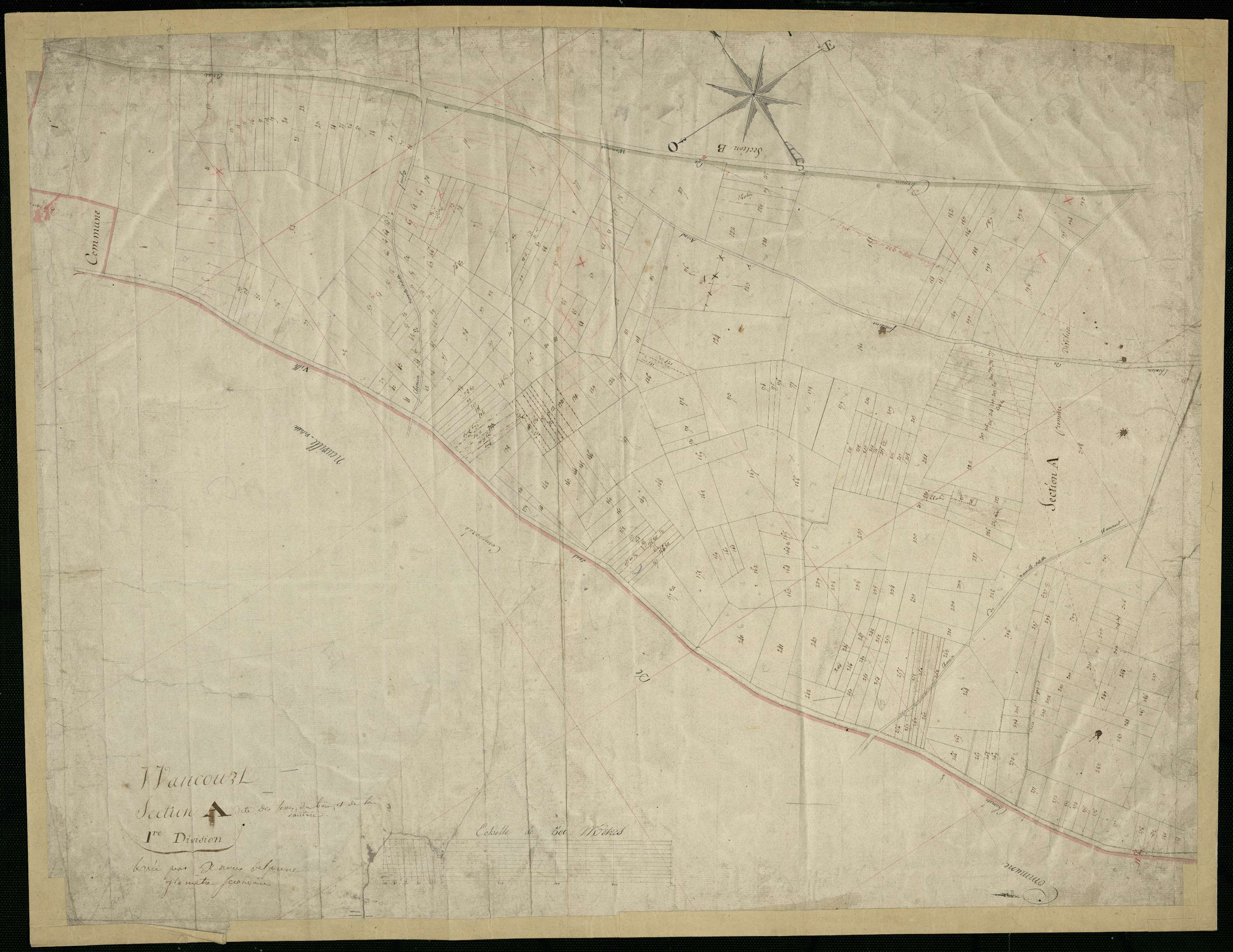 Wancourt - Section A, 1re feuille