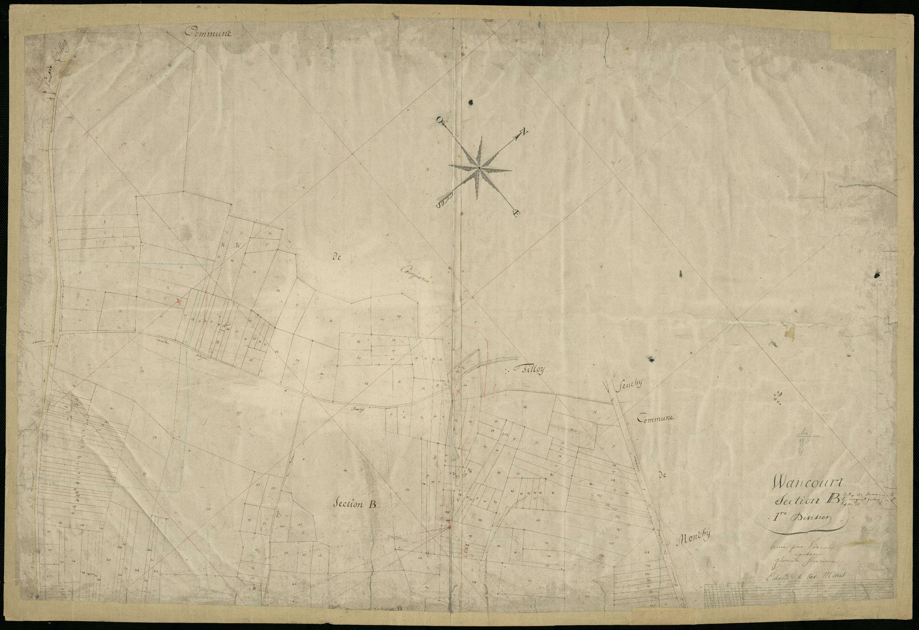Wancourt - Section B, 1re feuille