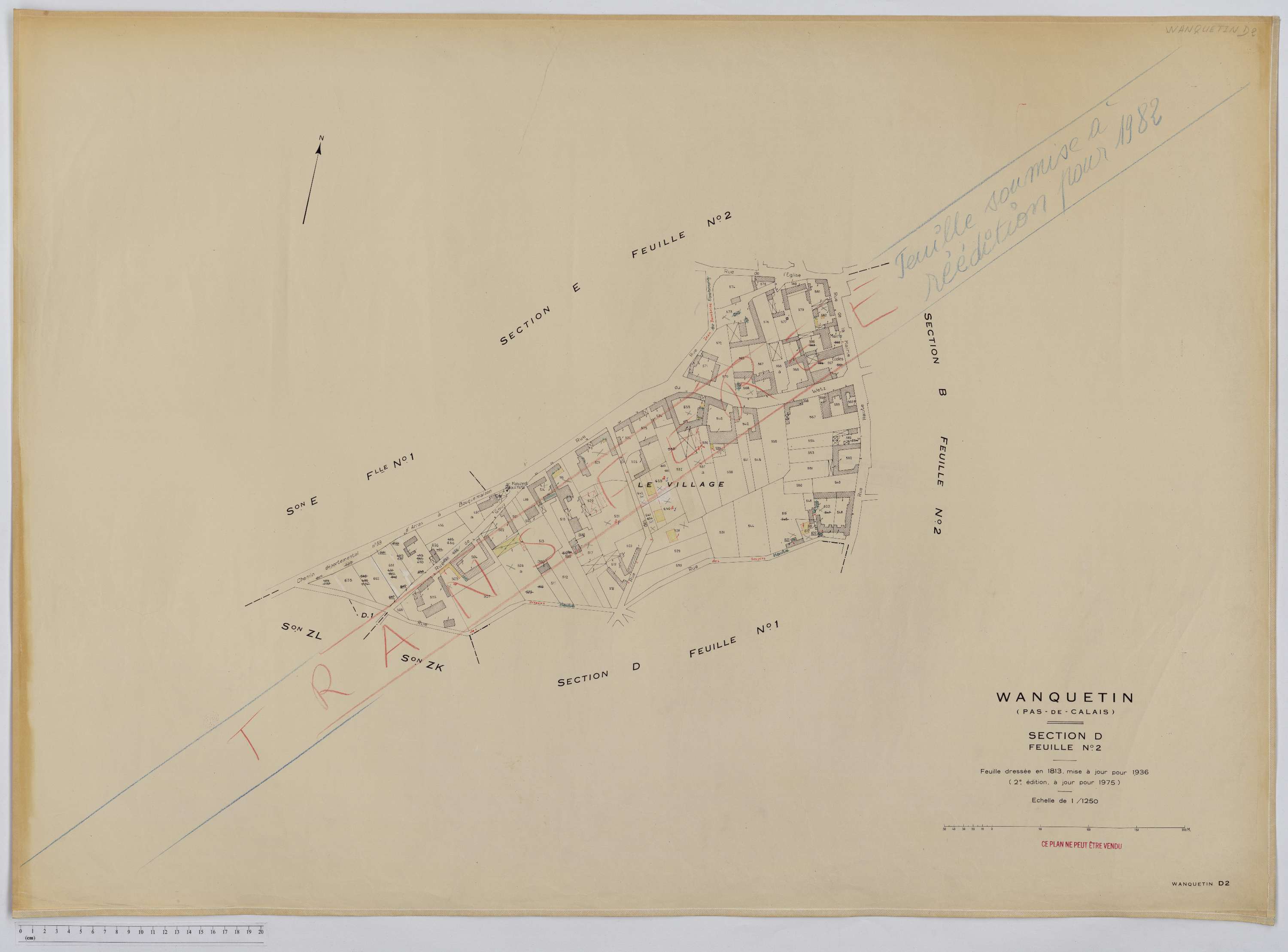 Wanquetin - Section D, feuille 2.