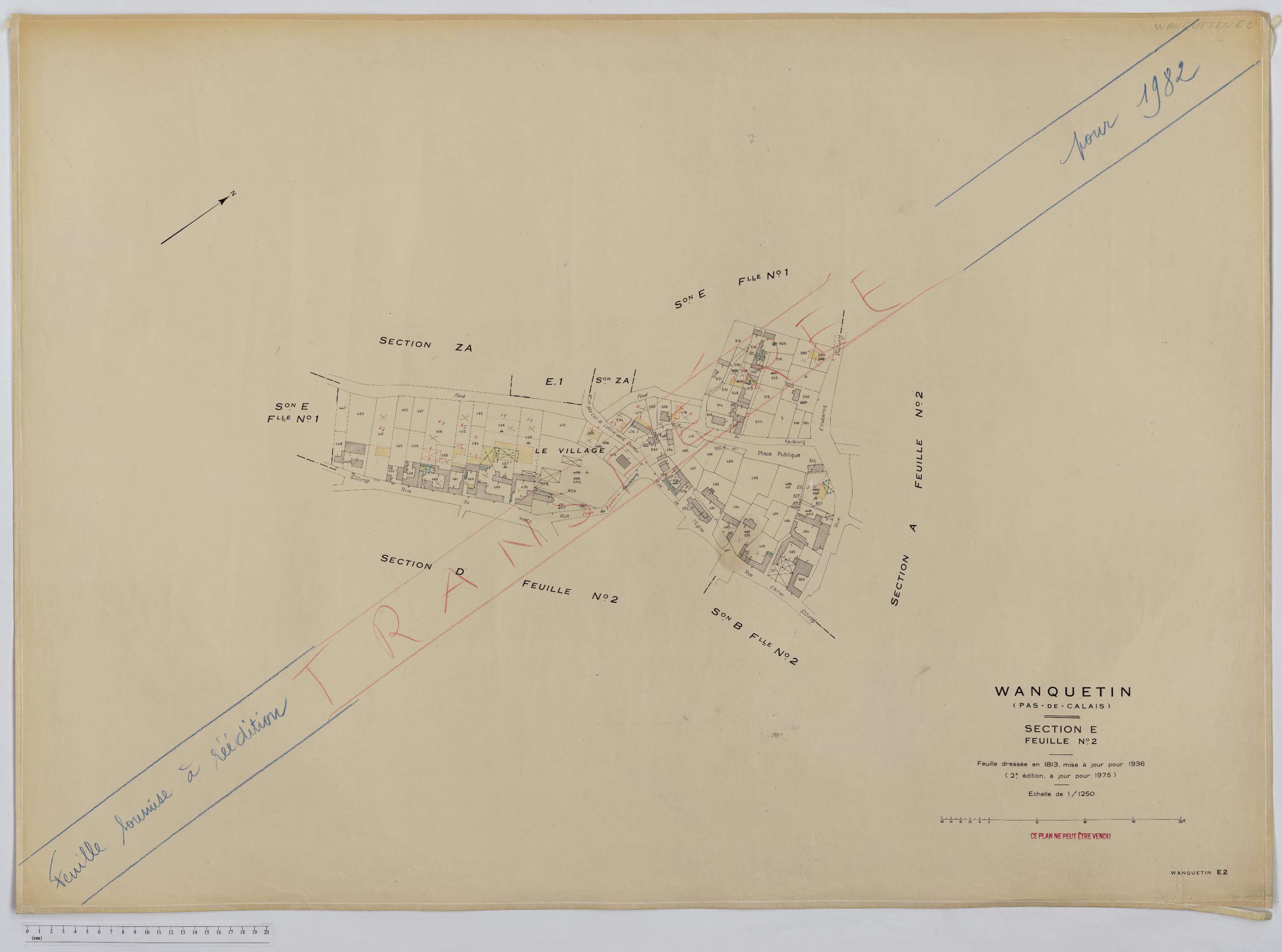 Wanquetin - Section E, feuille 2.