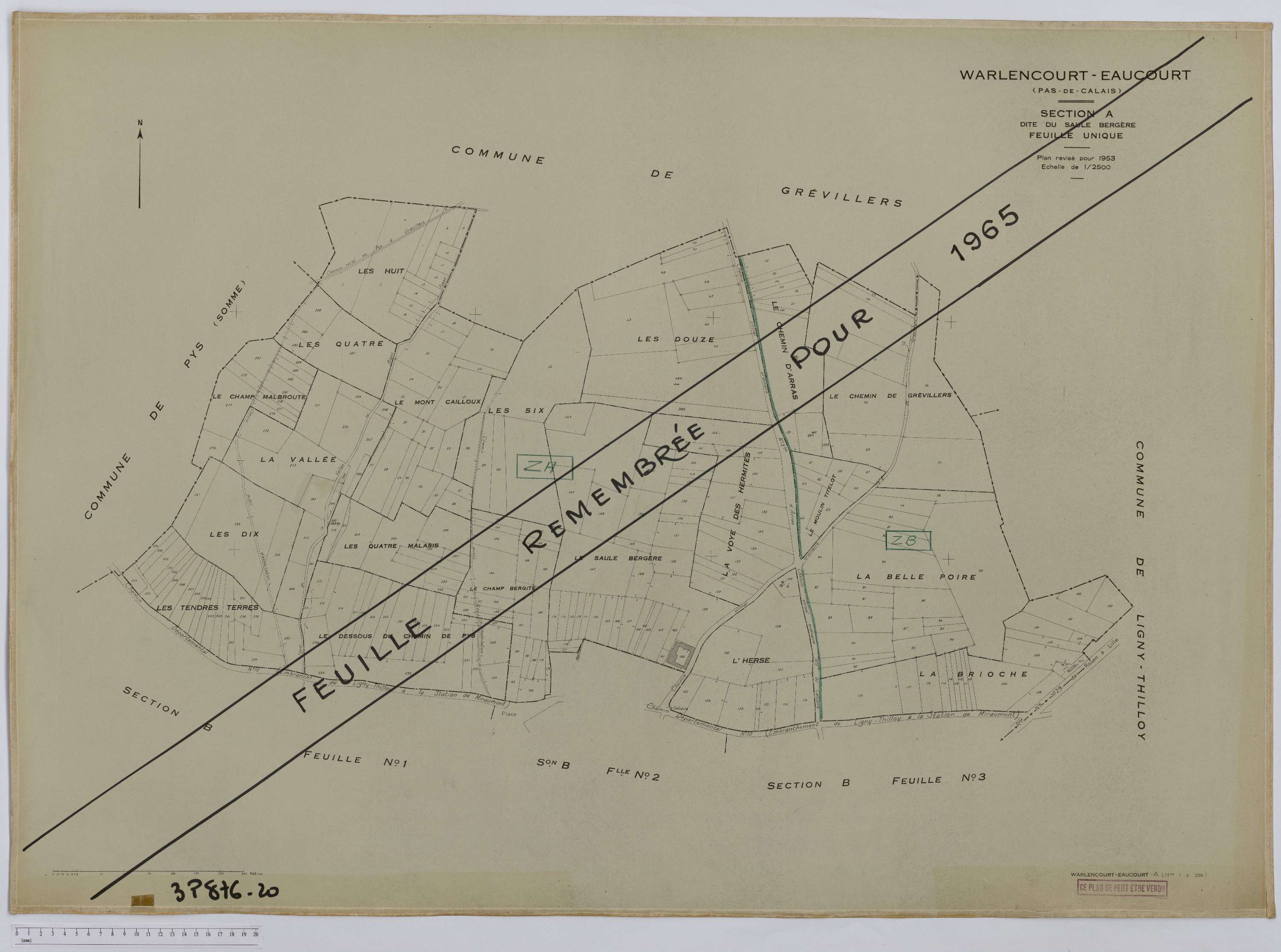 Warlencourt-Eaucourt - Section A.