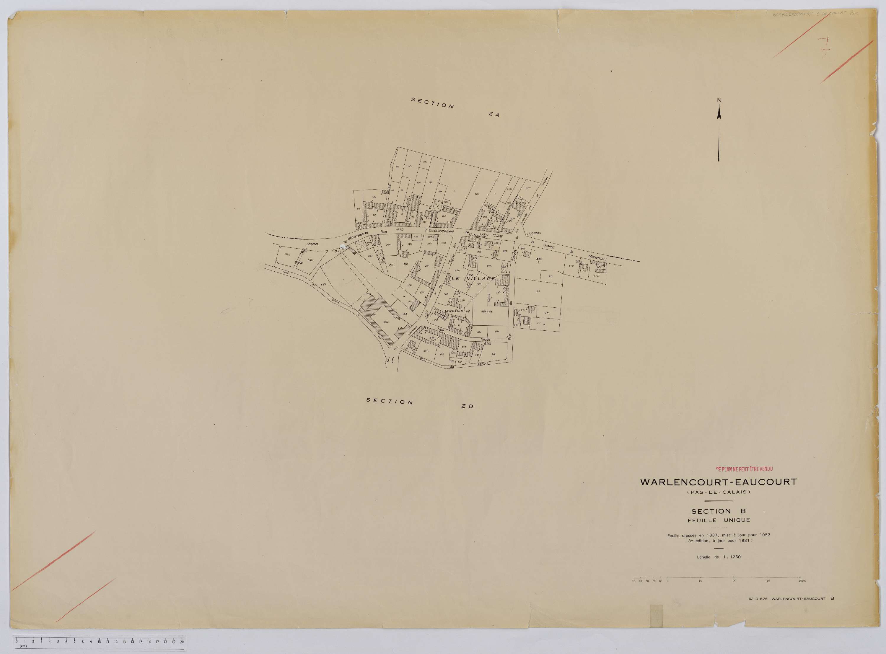Warlencourt-Eaucourt - Section B.
