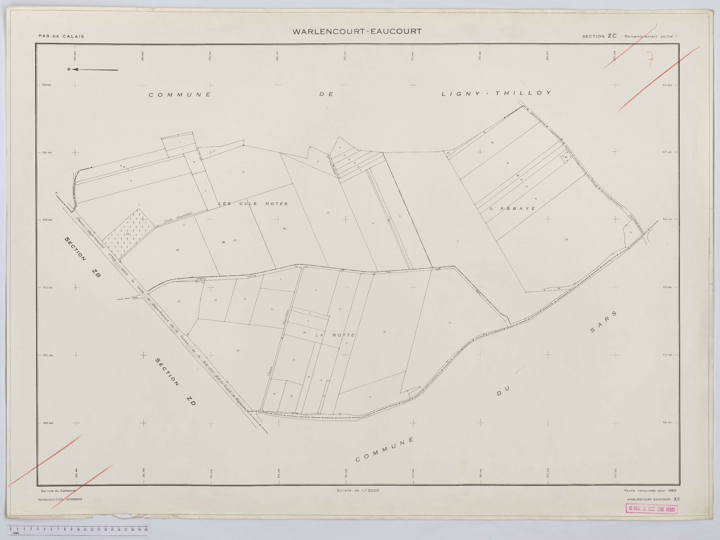 Warlencourt-Eaucourt - Section ZC.