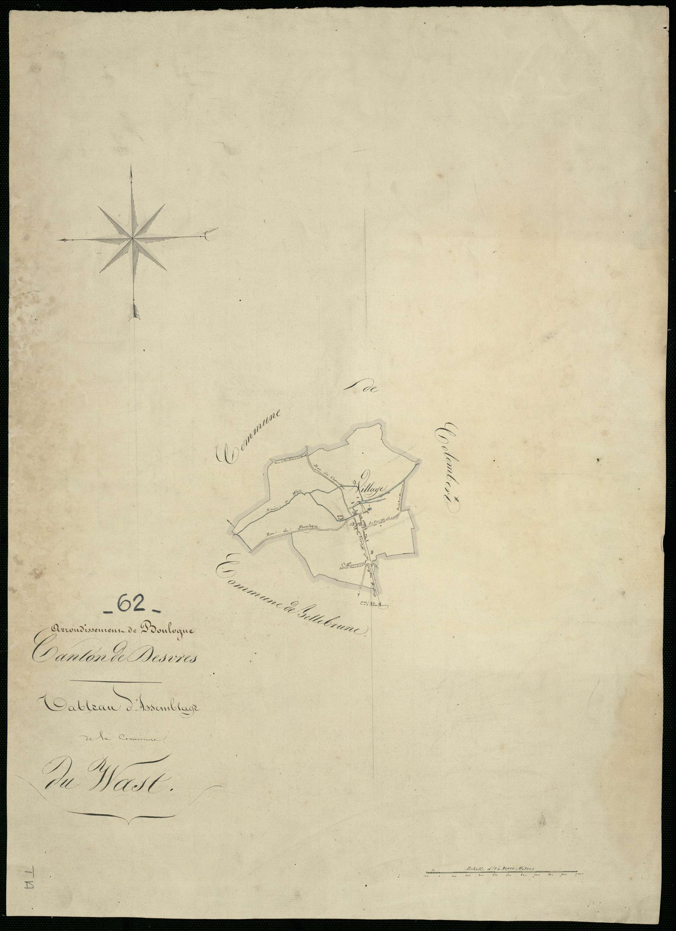 Le Wast - Tableau d'assemblage