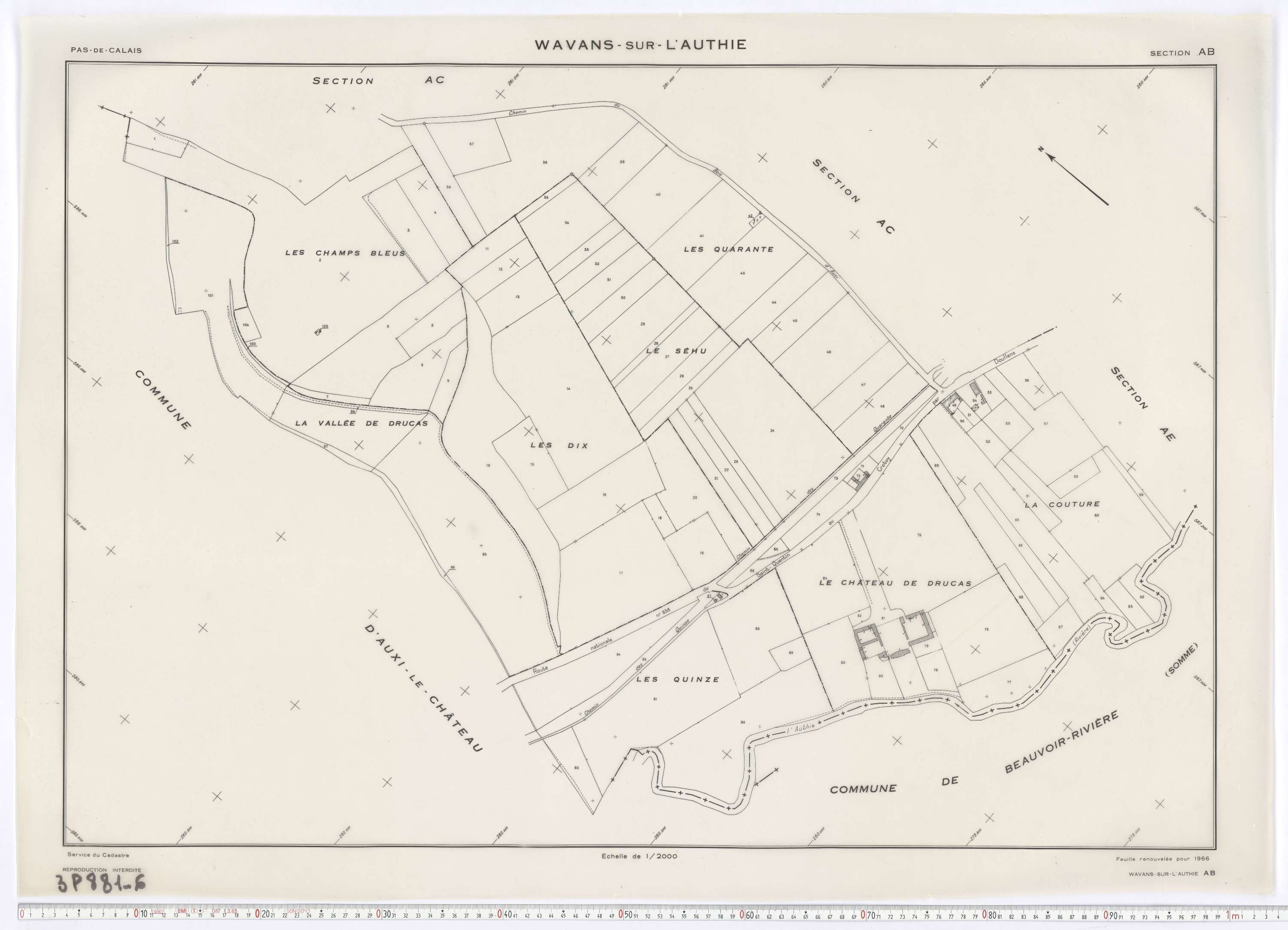 Beauvoir-Wavans - Section AB.