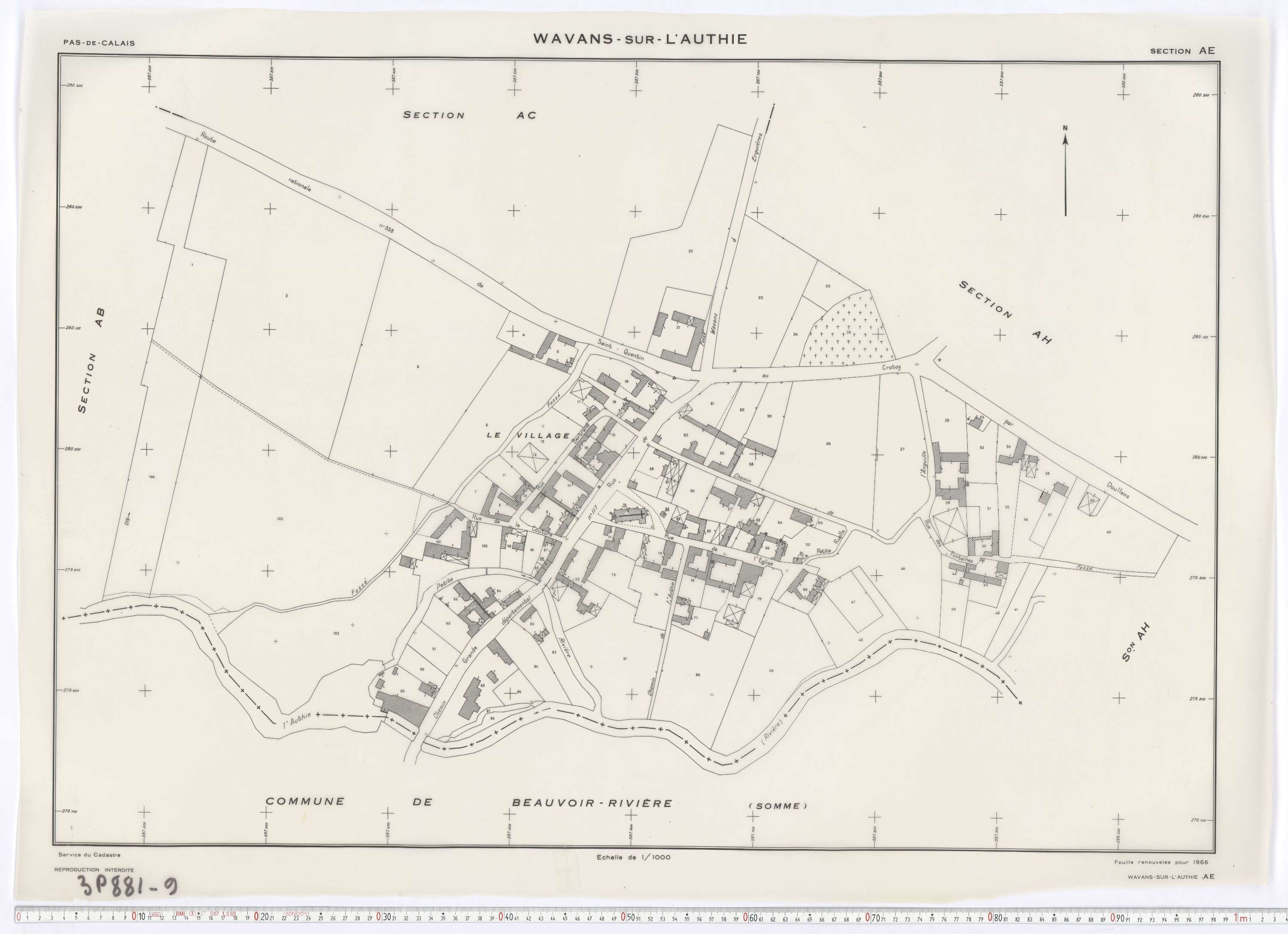 Beauvoir-Wavans - Section AE.