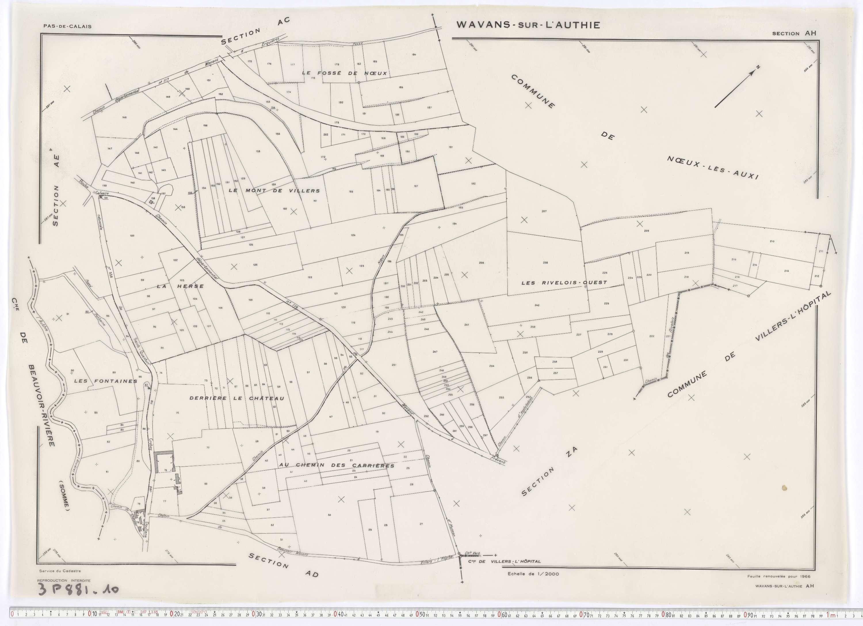 Beauvoir-Wavans - Section AH.