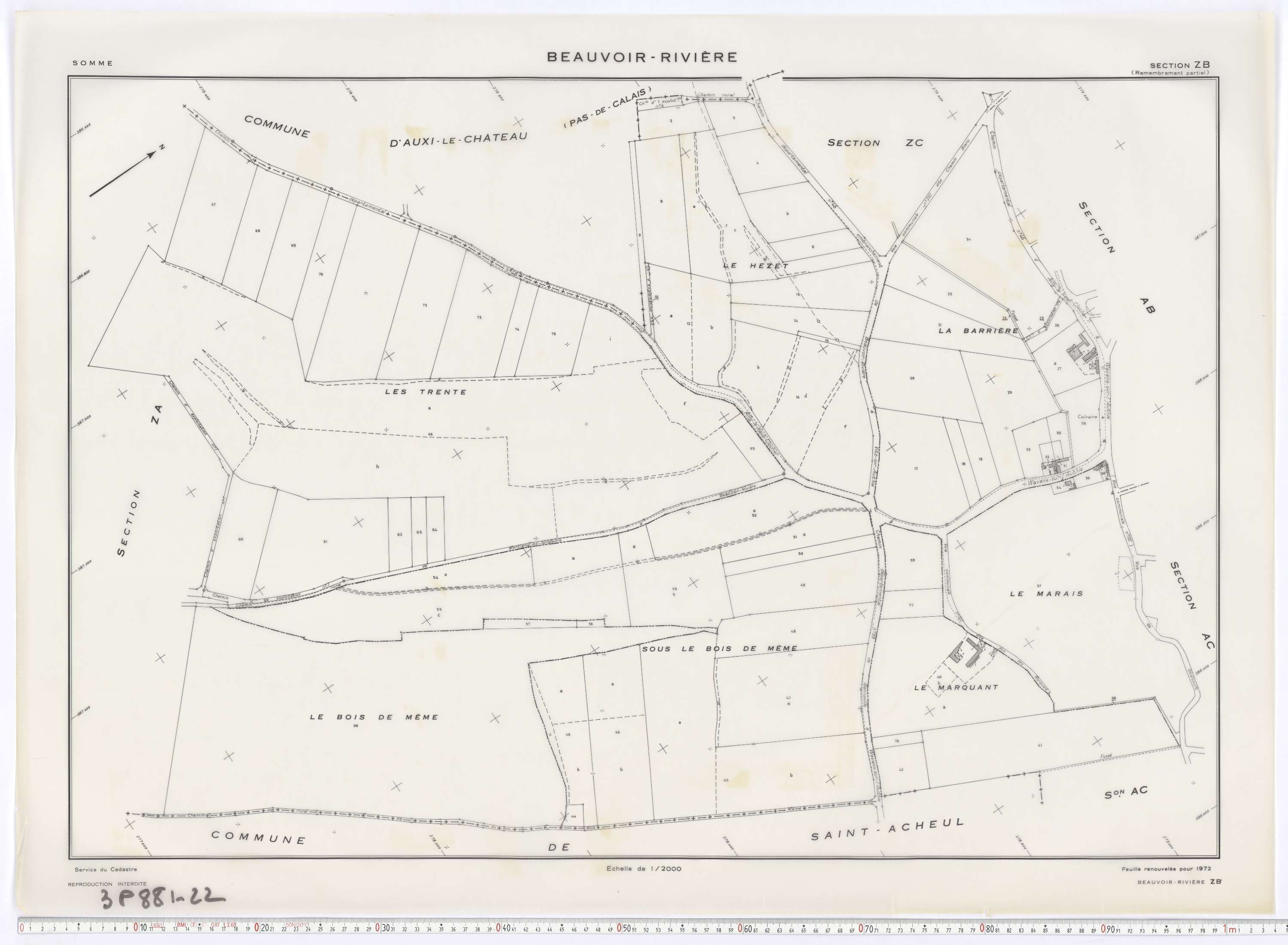 Beauvoir-Wavans - Section ZB.