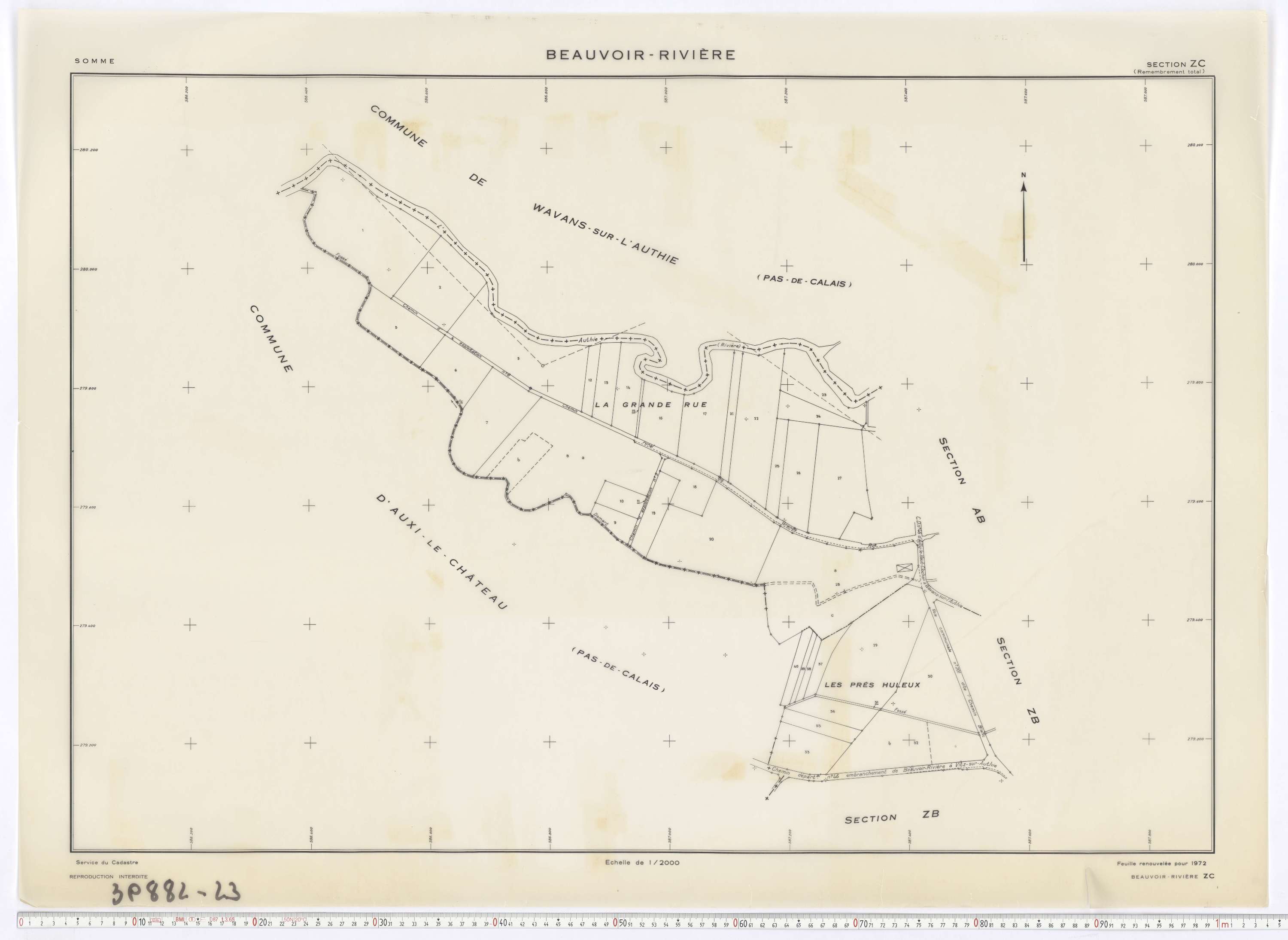 Beauvoir-Wavans - Section ZC.