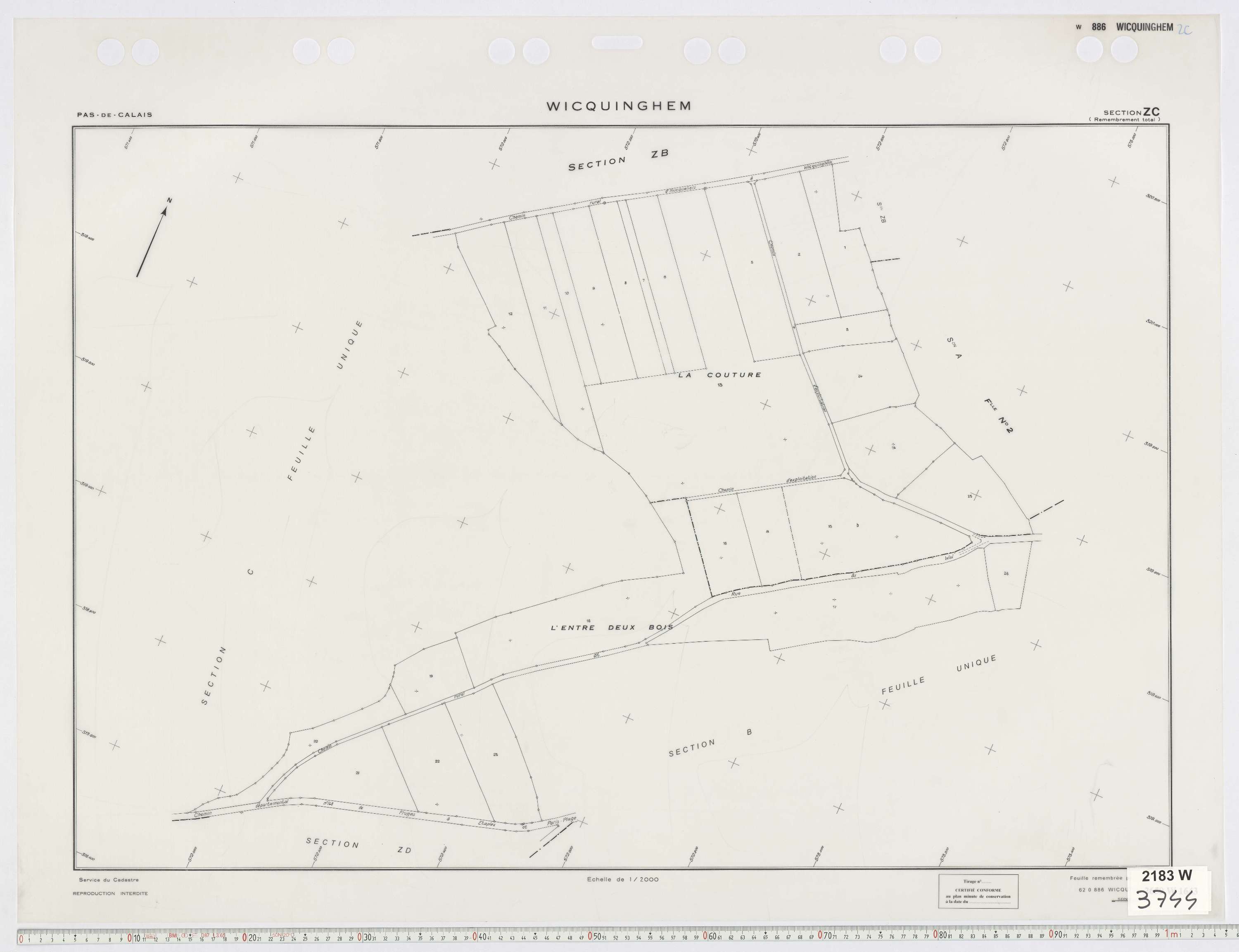 Wicquinghem - Section ZC.