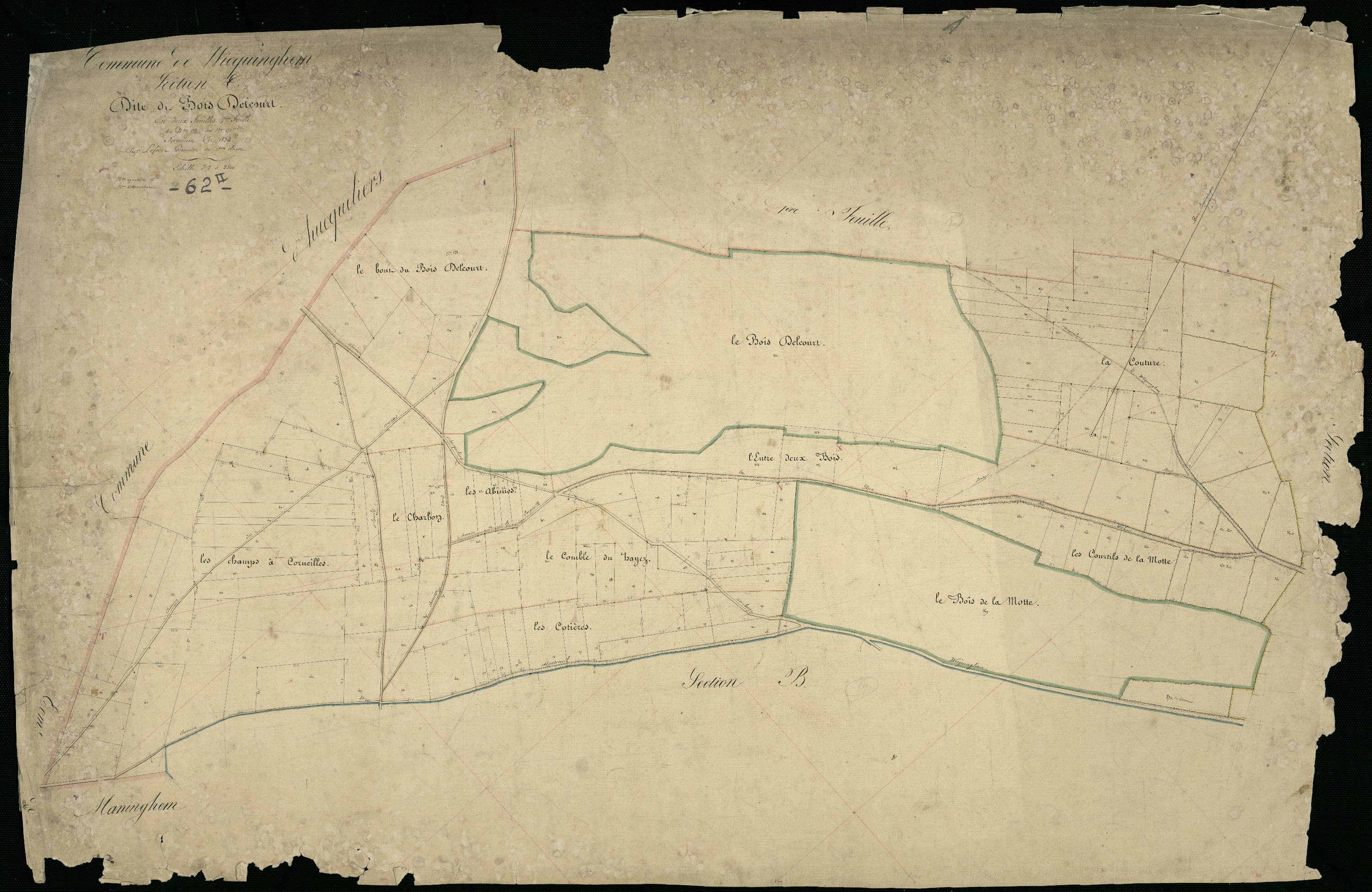 Wicquinghem - Section C, 2e feuille