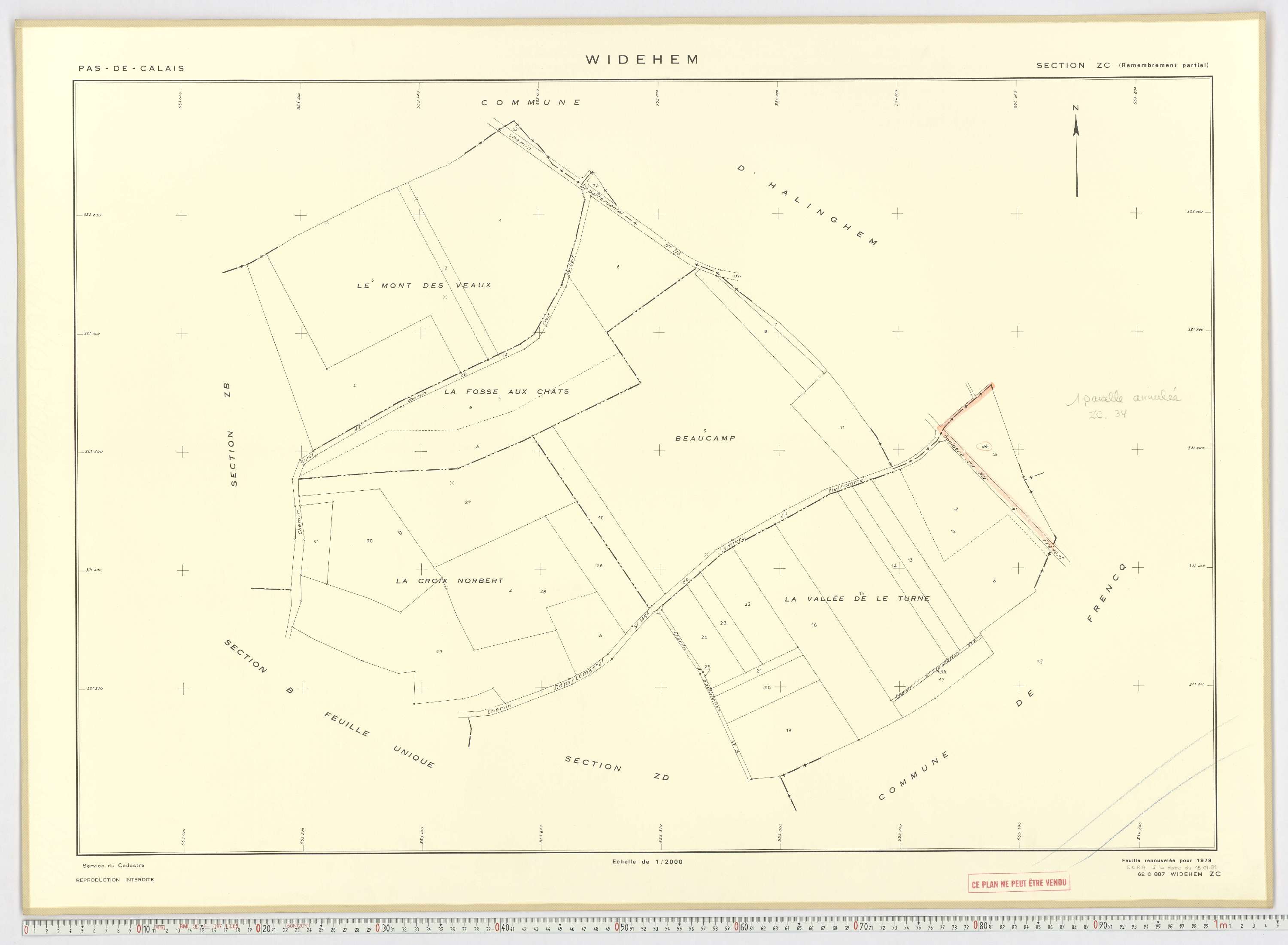 Widehem - Section ZC.