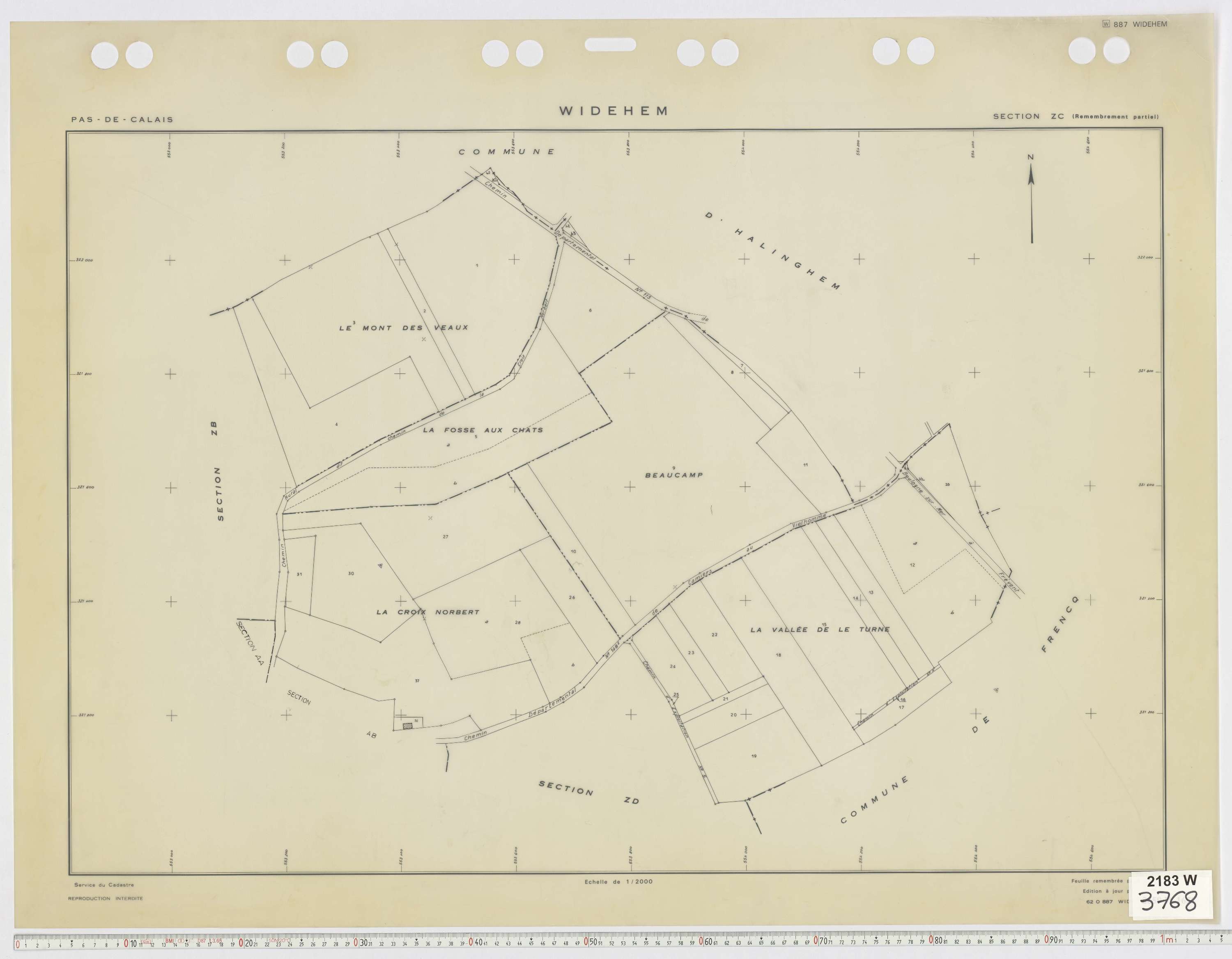 Widehem - Section ZC.