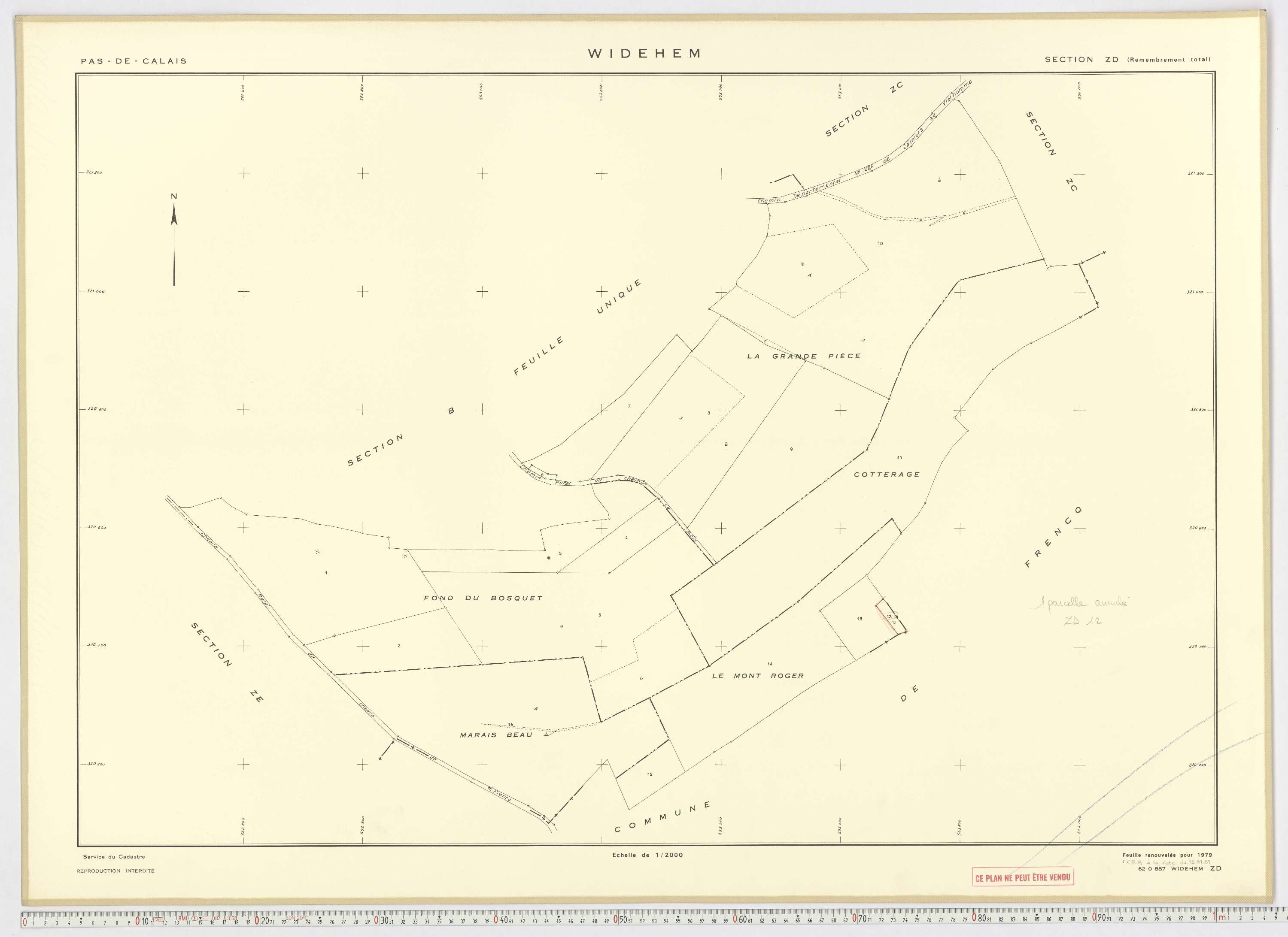 Widehem - Section ZD.