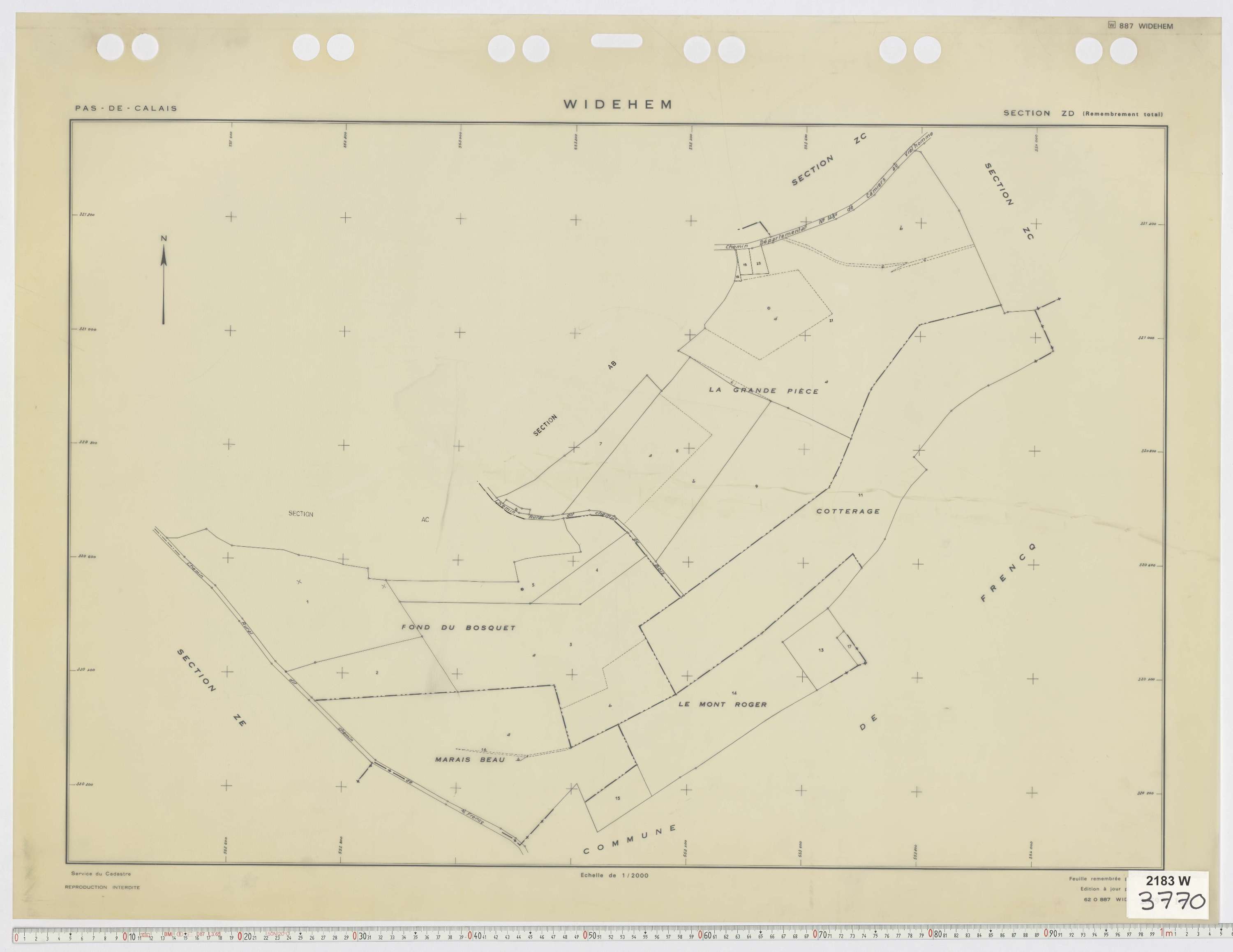 Widehem - Section ZD.