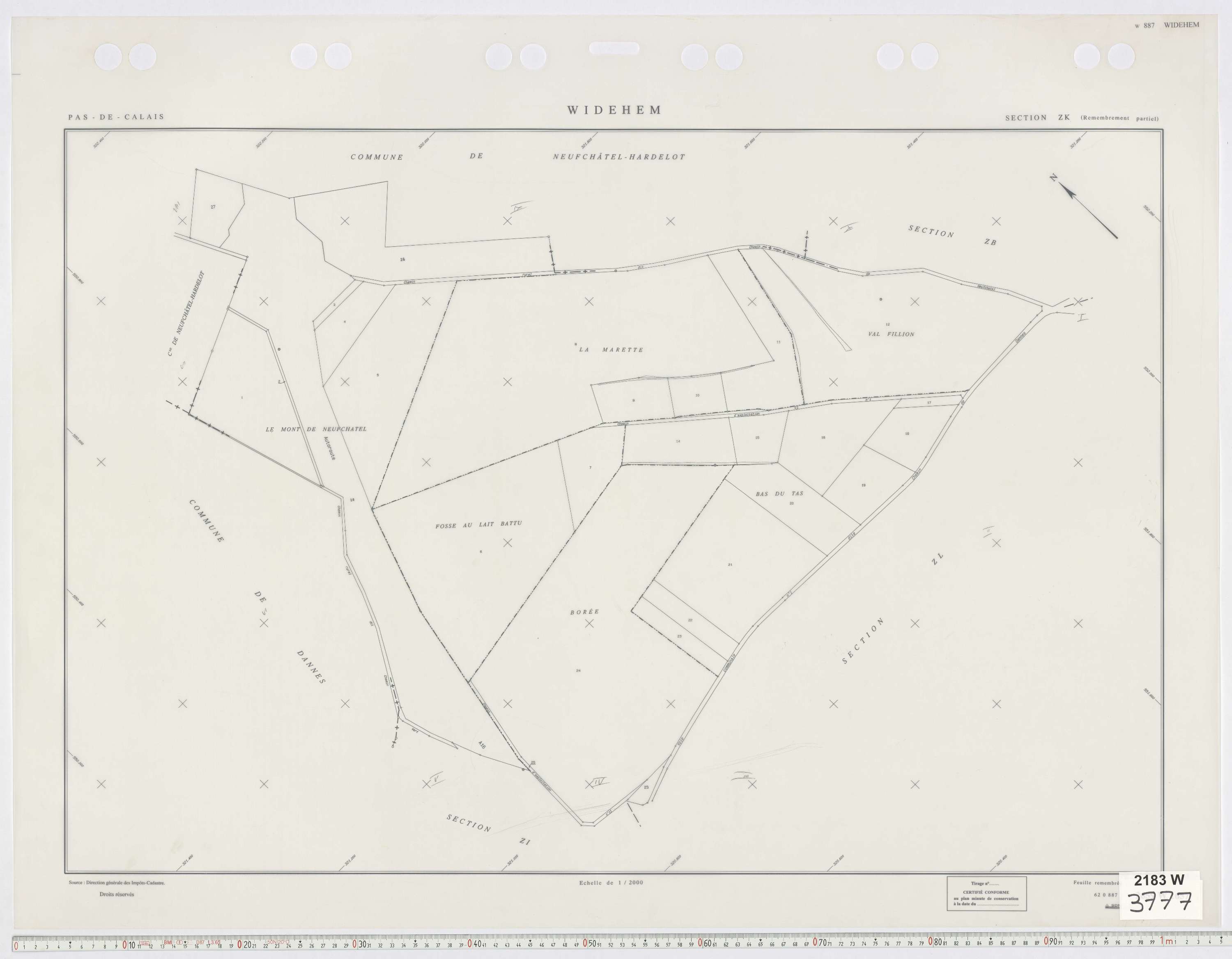 Widehem - Section ZK.