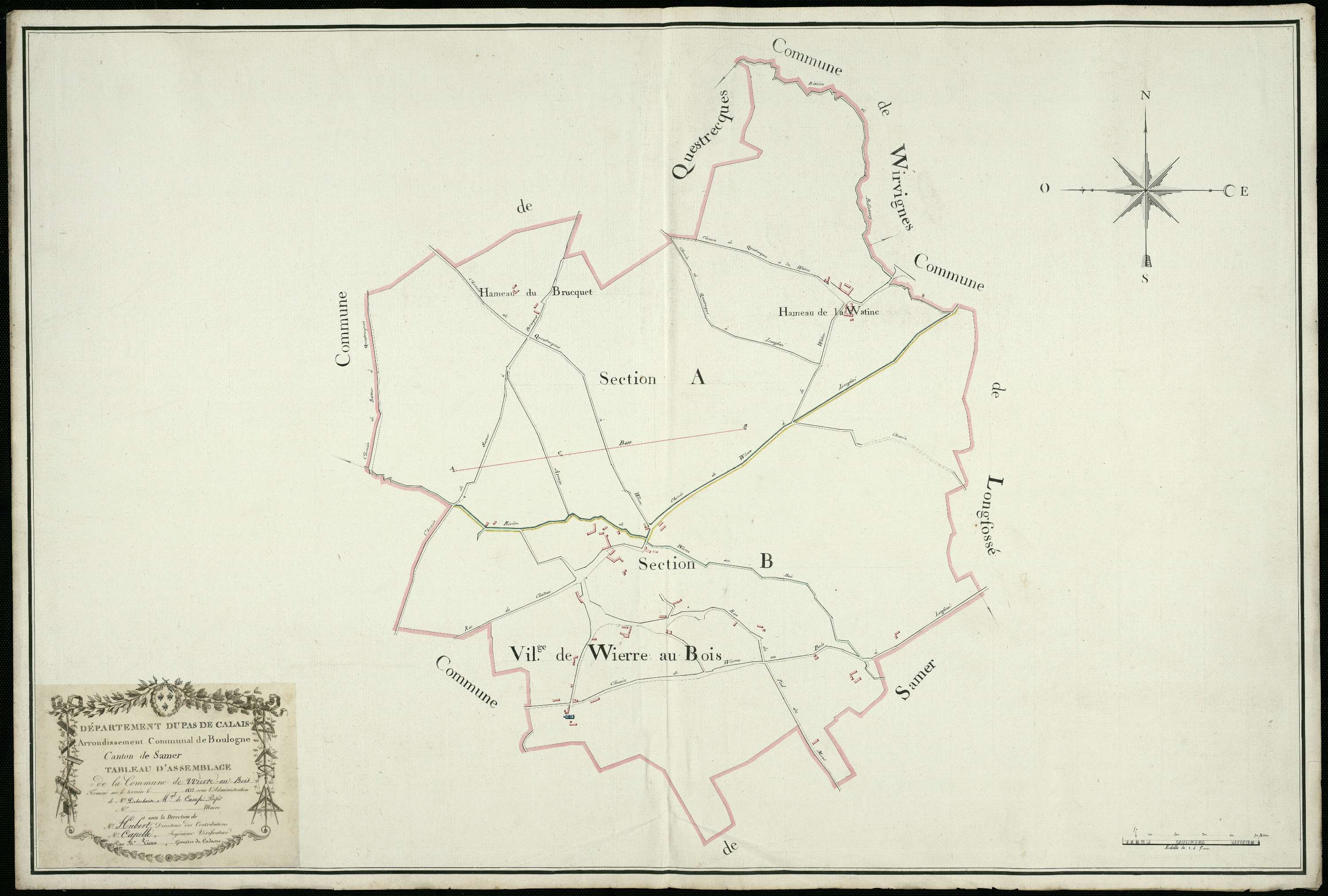 Wierre-au-Bois - Tableau d'assemblage