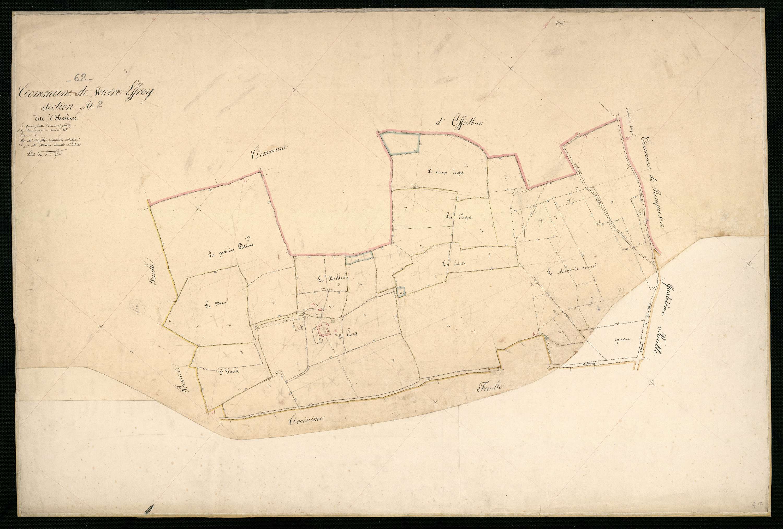 Wierre-Effroy - Section A, 2e feuille