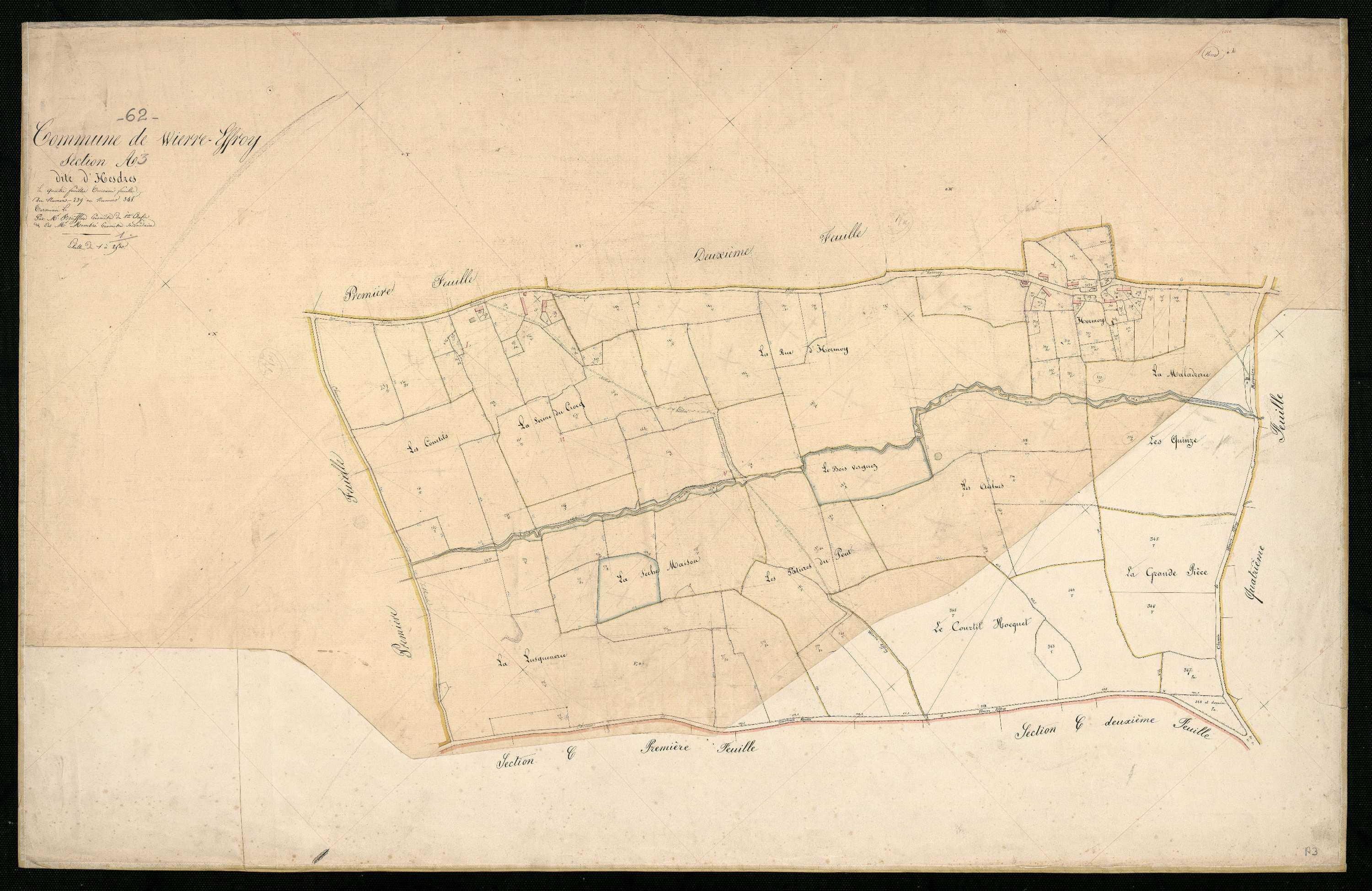 Wierre-Effroy - Section A, 3e feuille