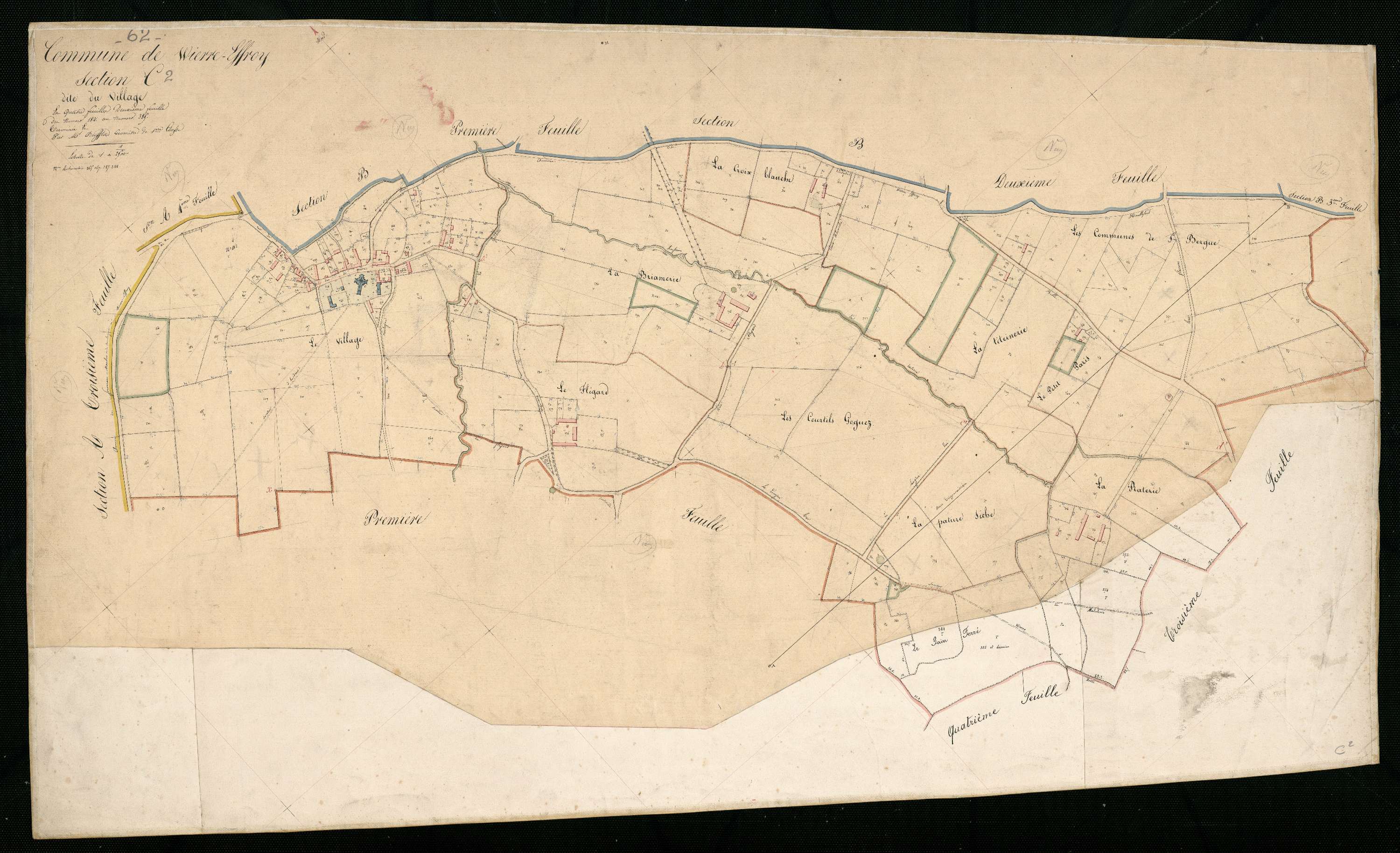 Wierre-Effroy - Section C, 2e feuille