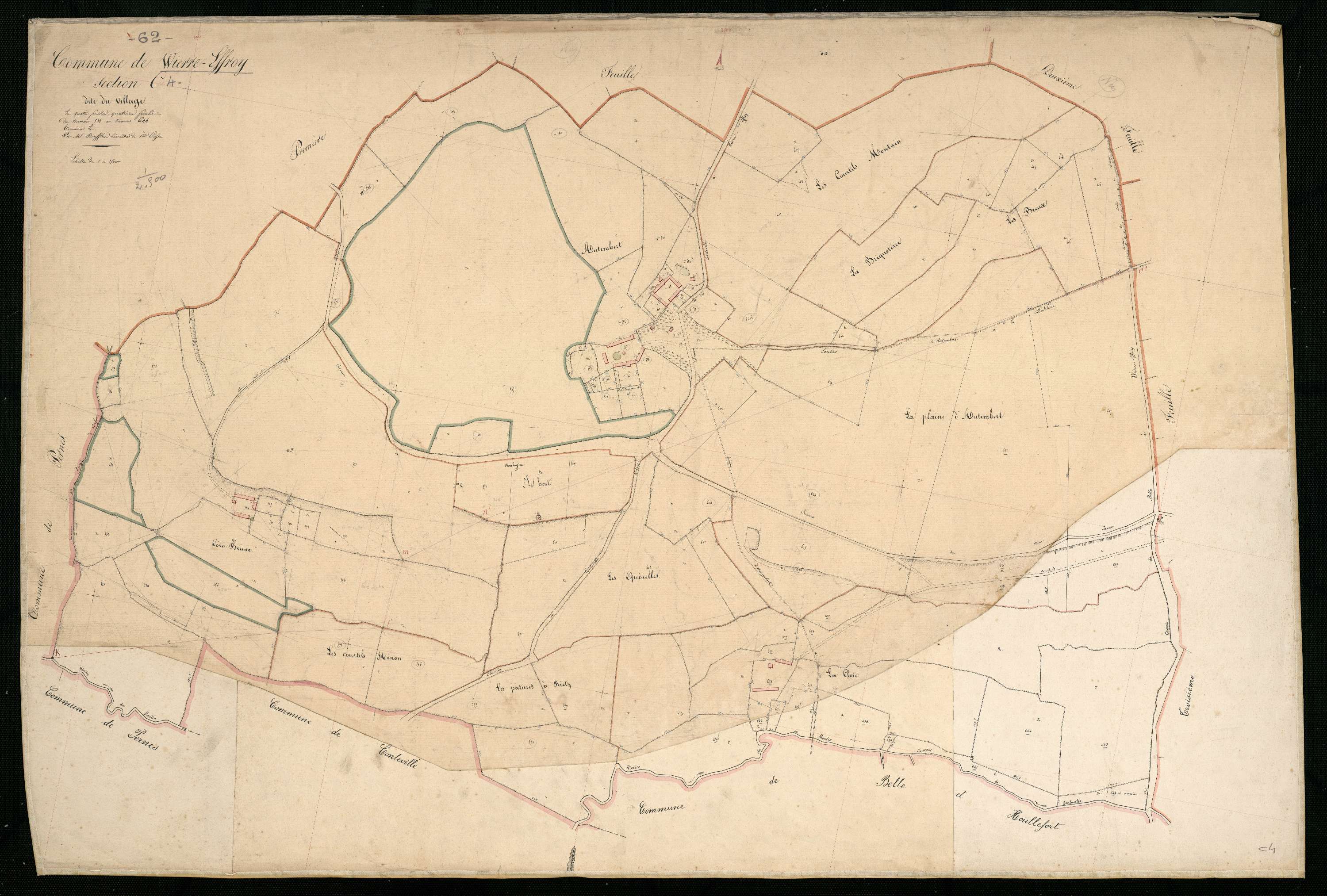 Wierre-Effroy - Section C, 4e feuille