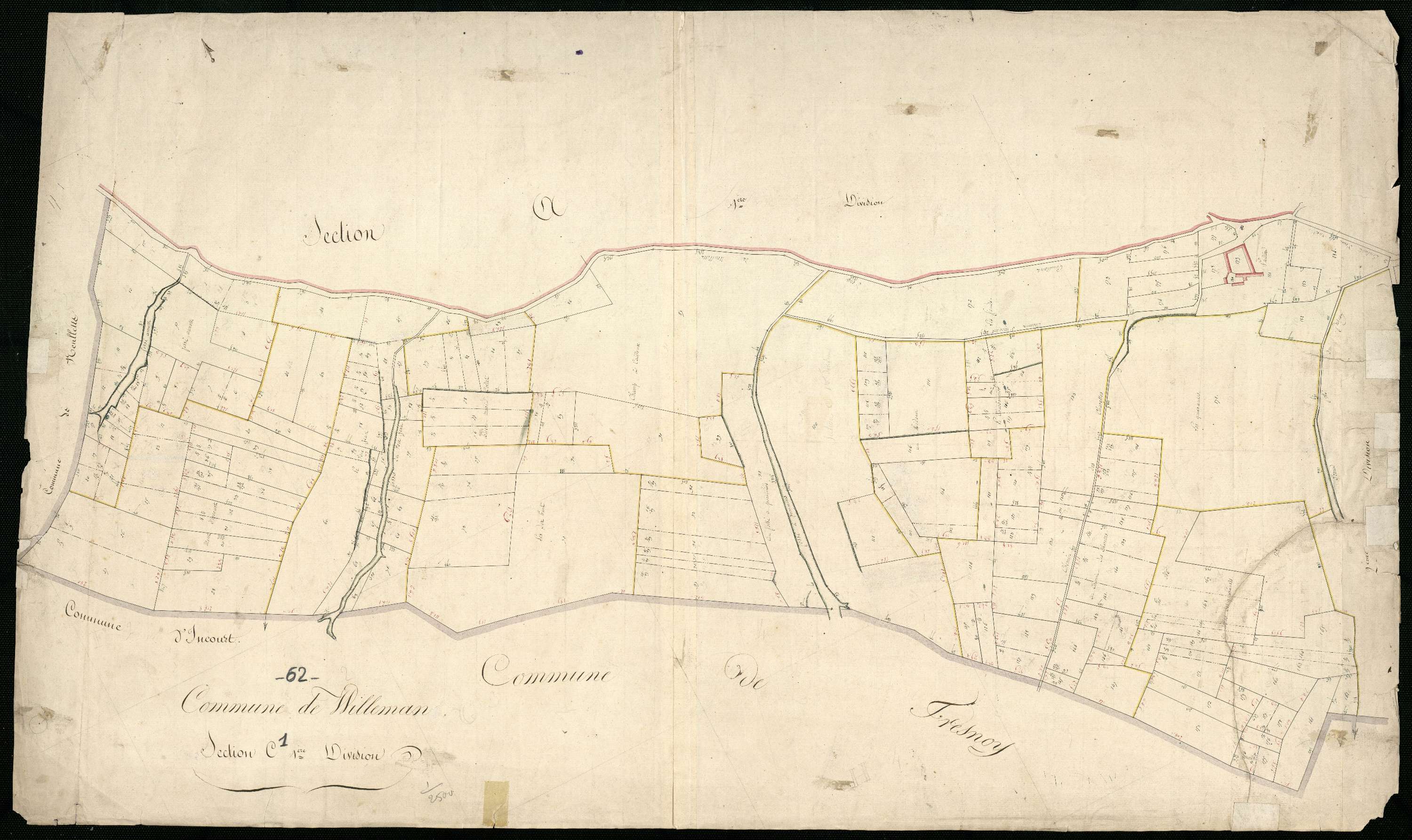 Willeman - Section C, 1re feuille
